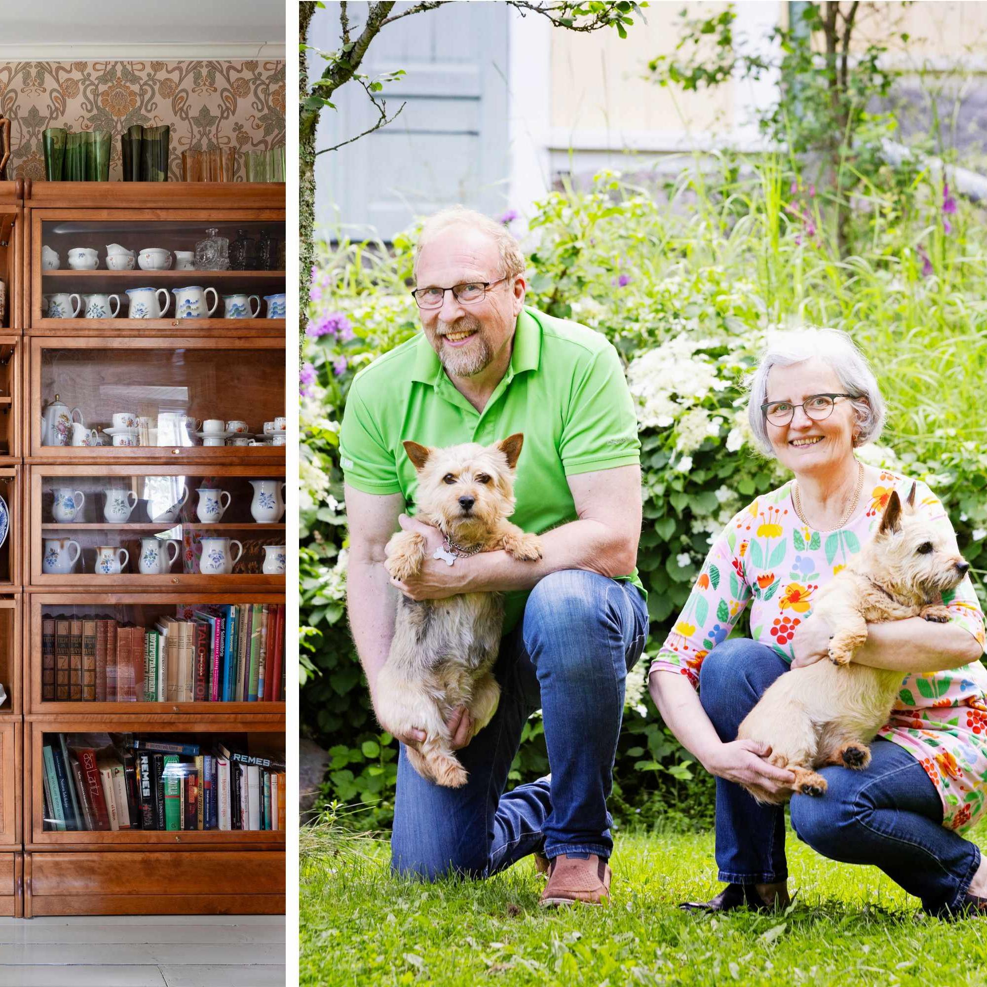 Living in a tableware shop! Jaana and Harri’s vintage Arabia—and the surprise in their kitchen cabinet