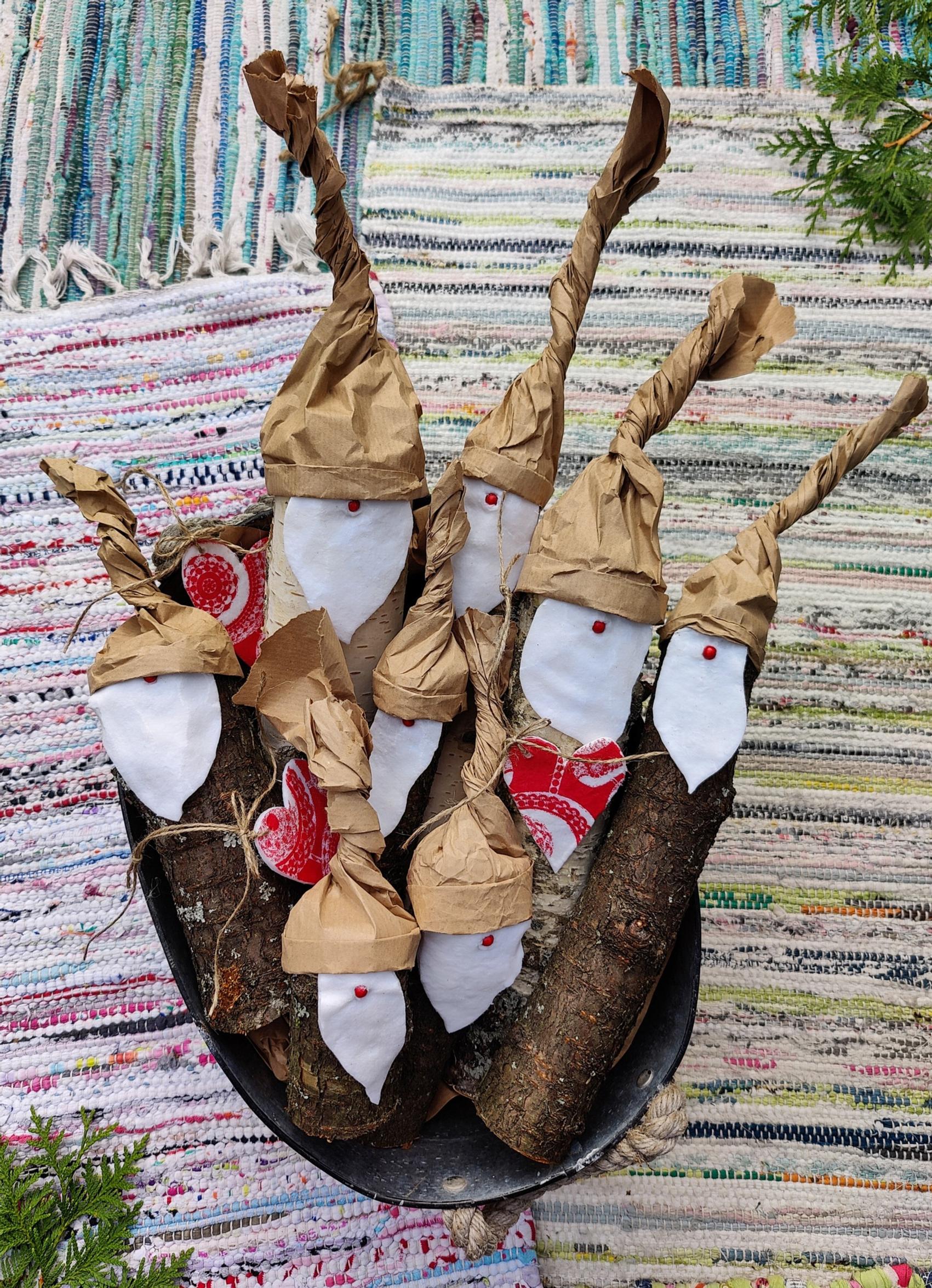 Finished fireplace elves