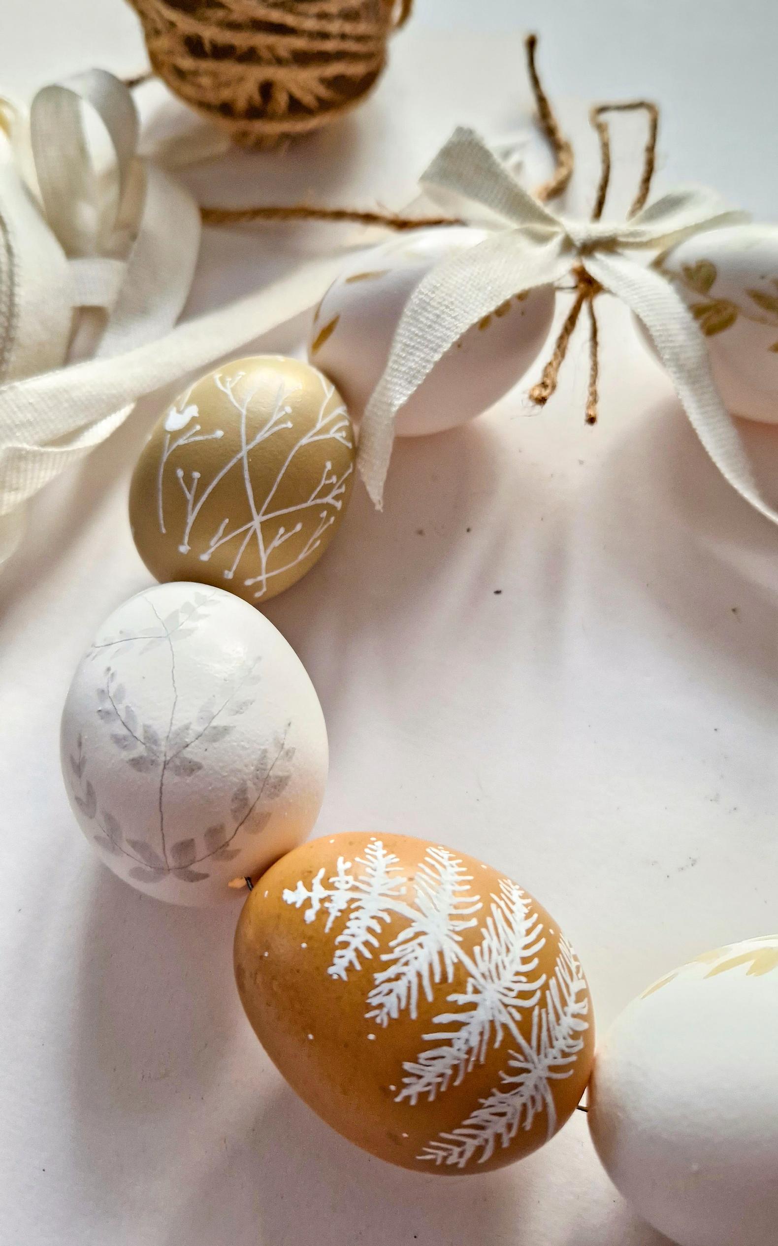 Finished egg wreath