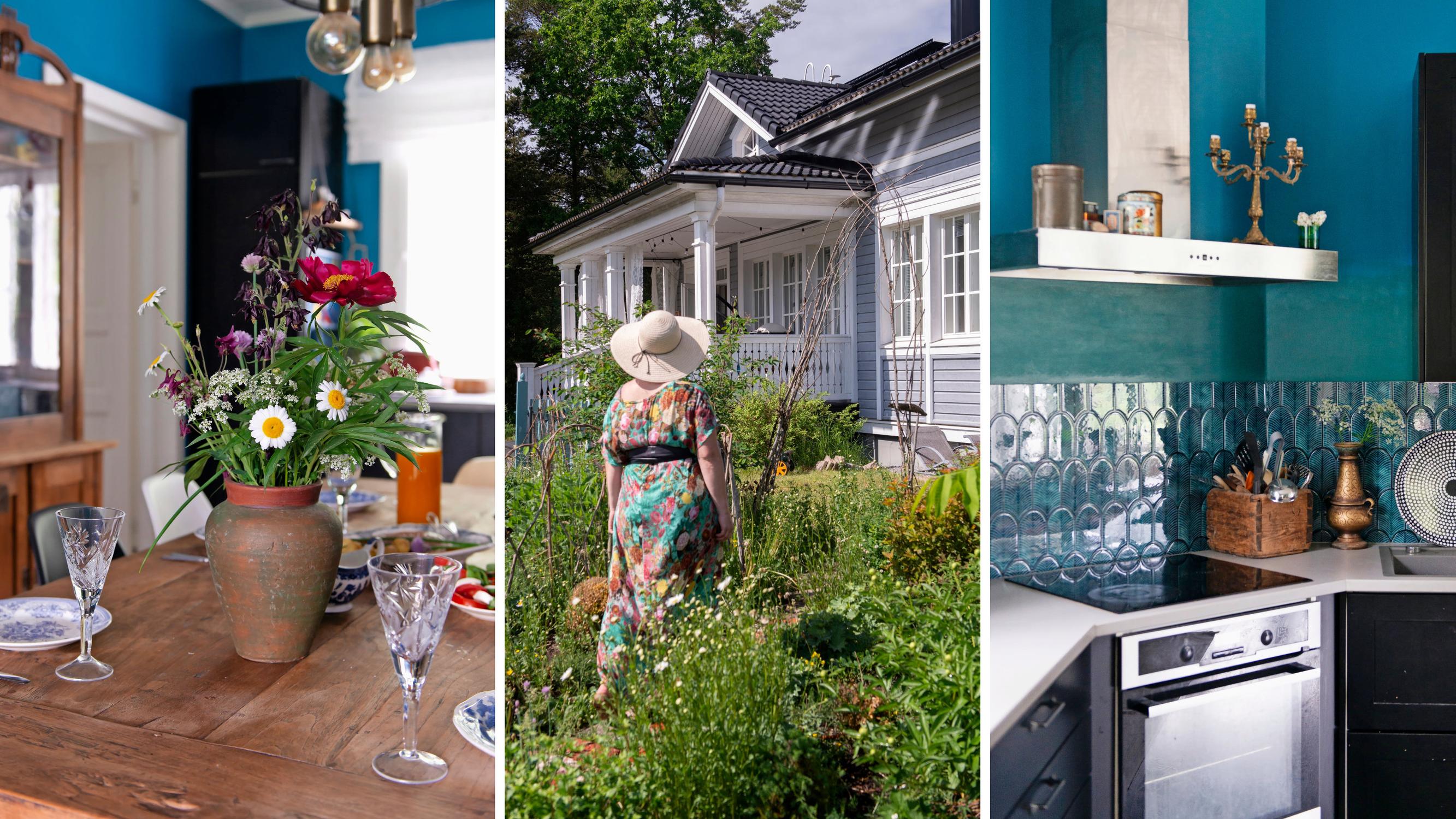 A wooden house and a lovely garden in the archipelago of Finland ...