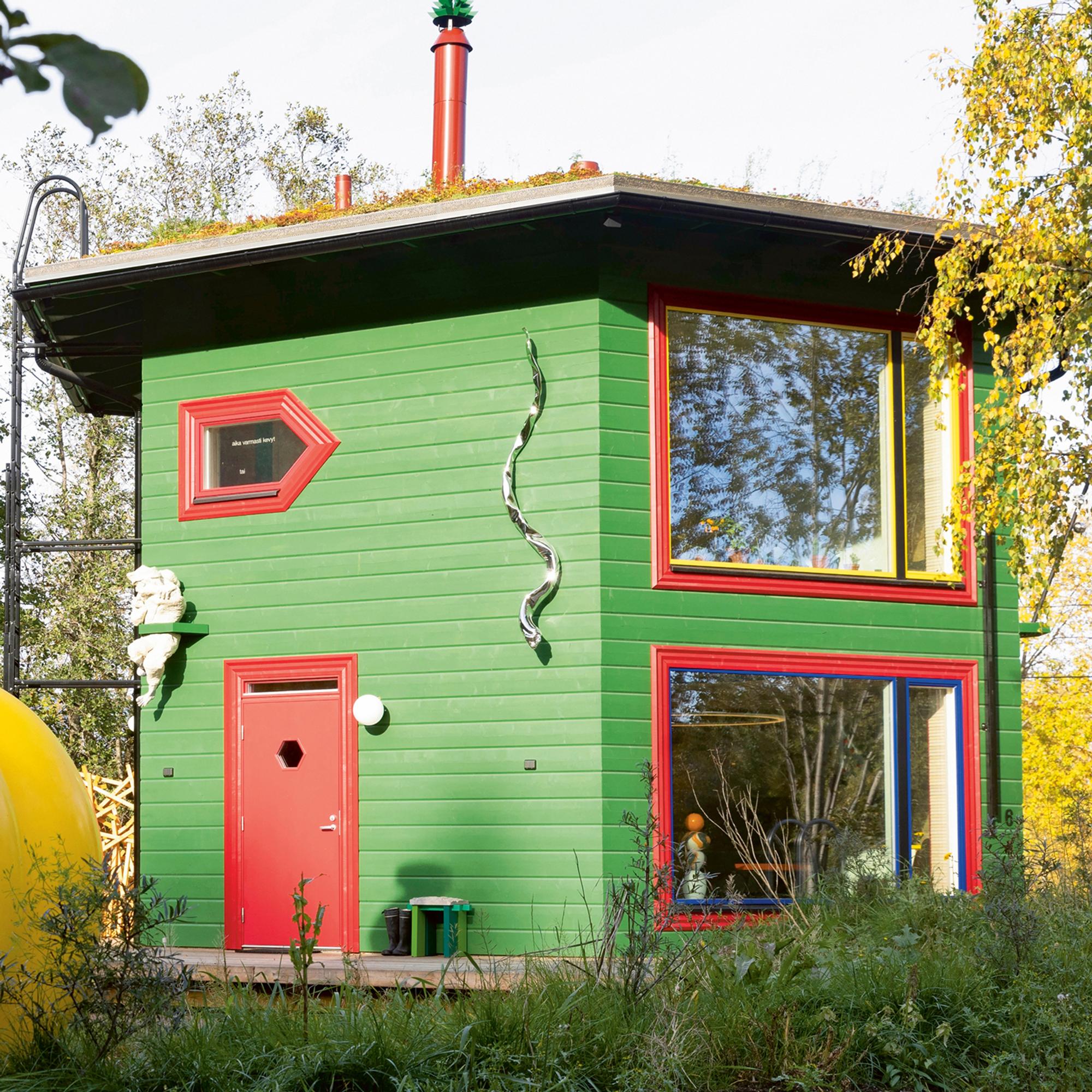 A six-corner wonder! This couple built a unique hexagonal house