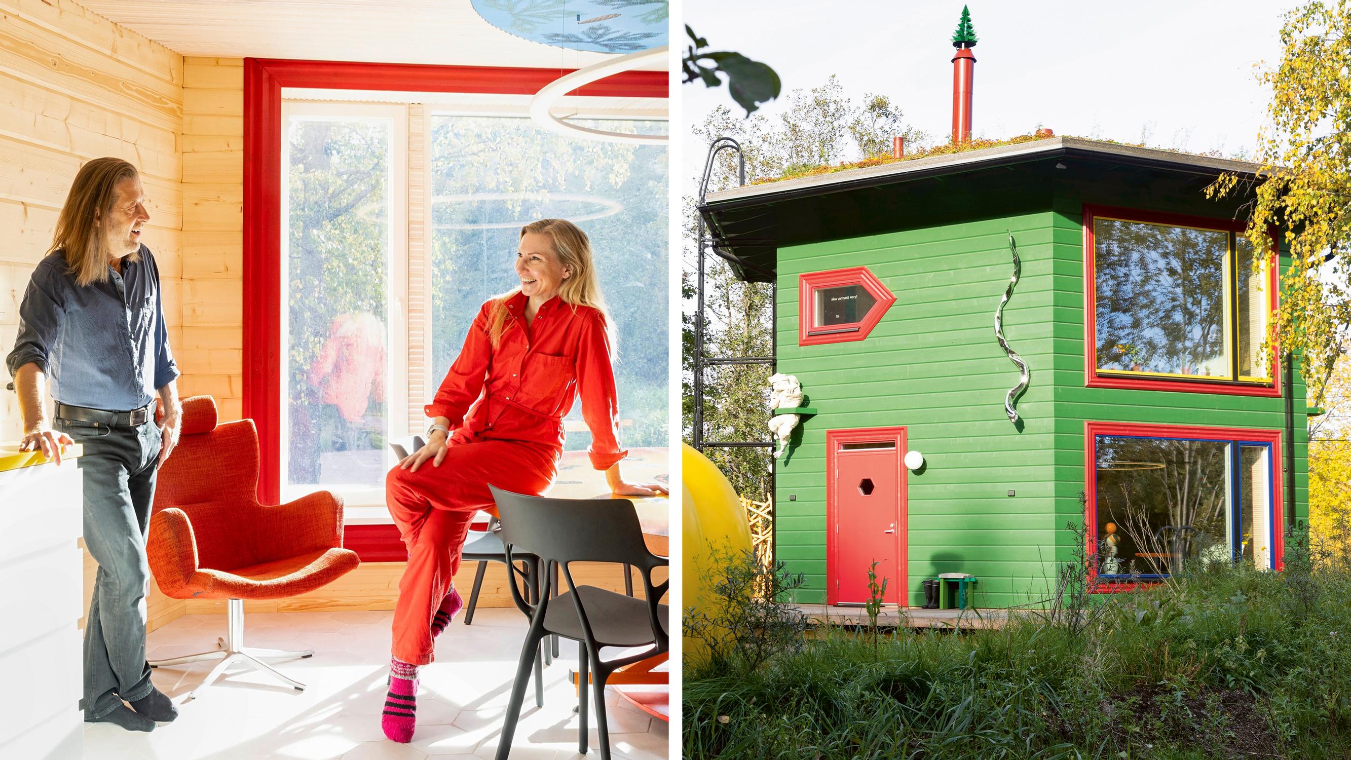A six-corner wonder! This couple built a unique hexagonal house