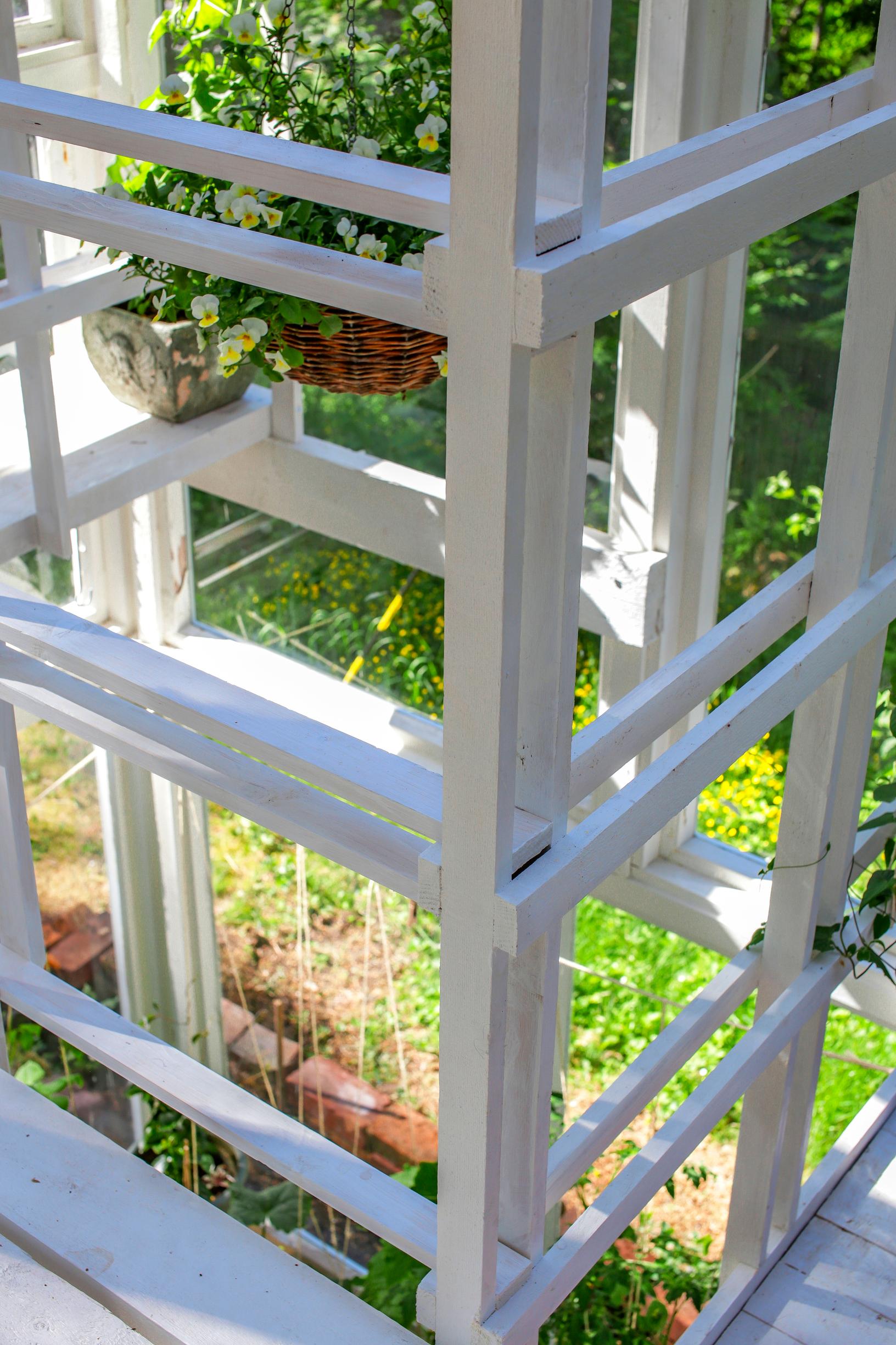 two-story greenhouse