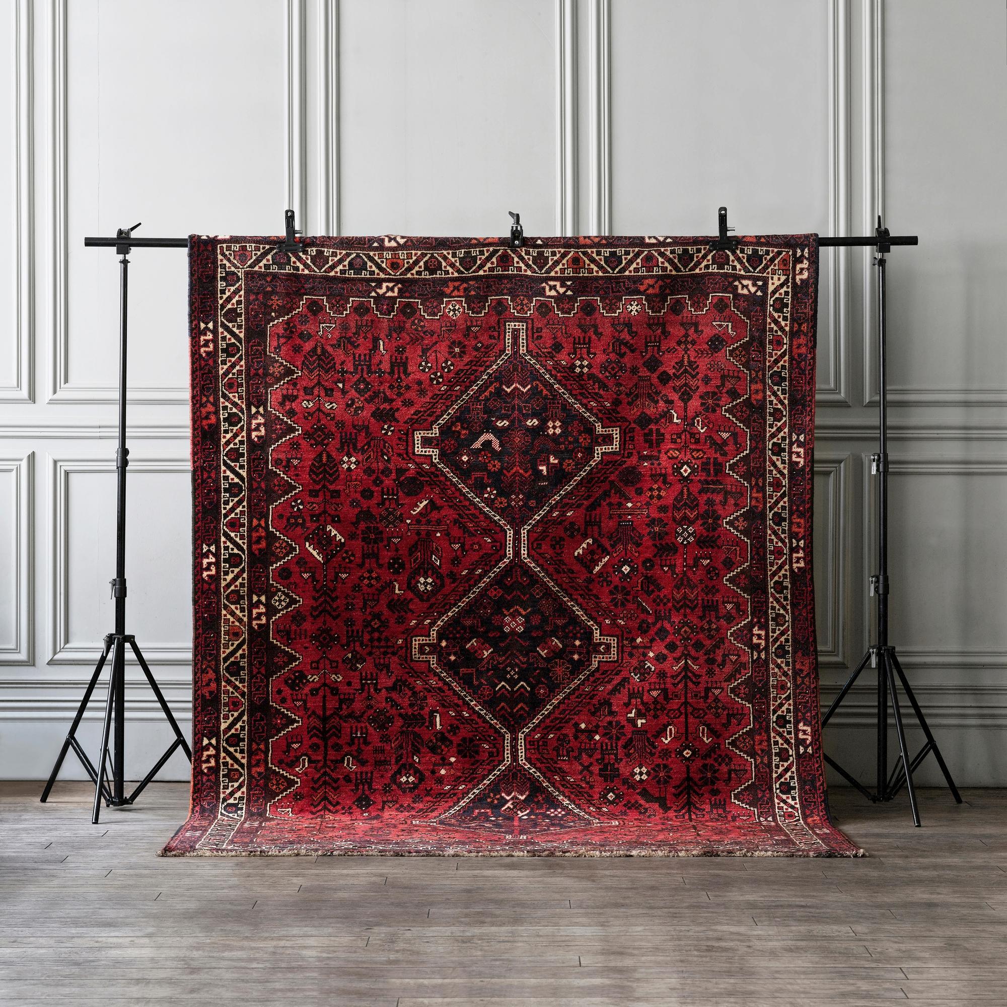 Iranian shiraz nomadic rug