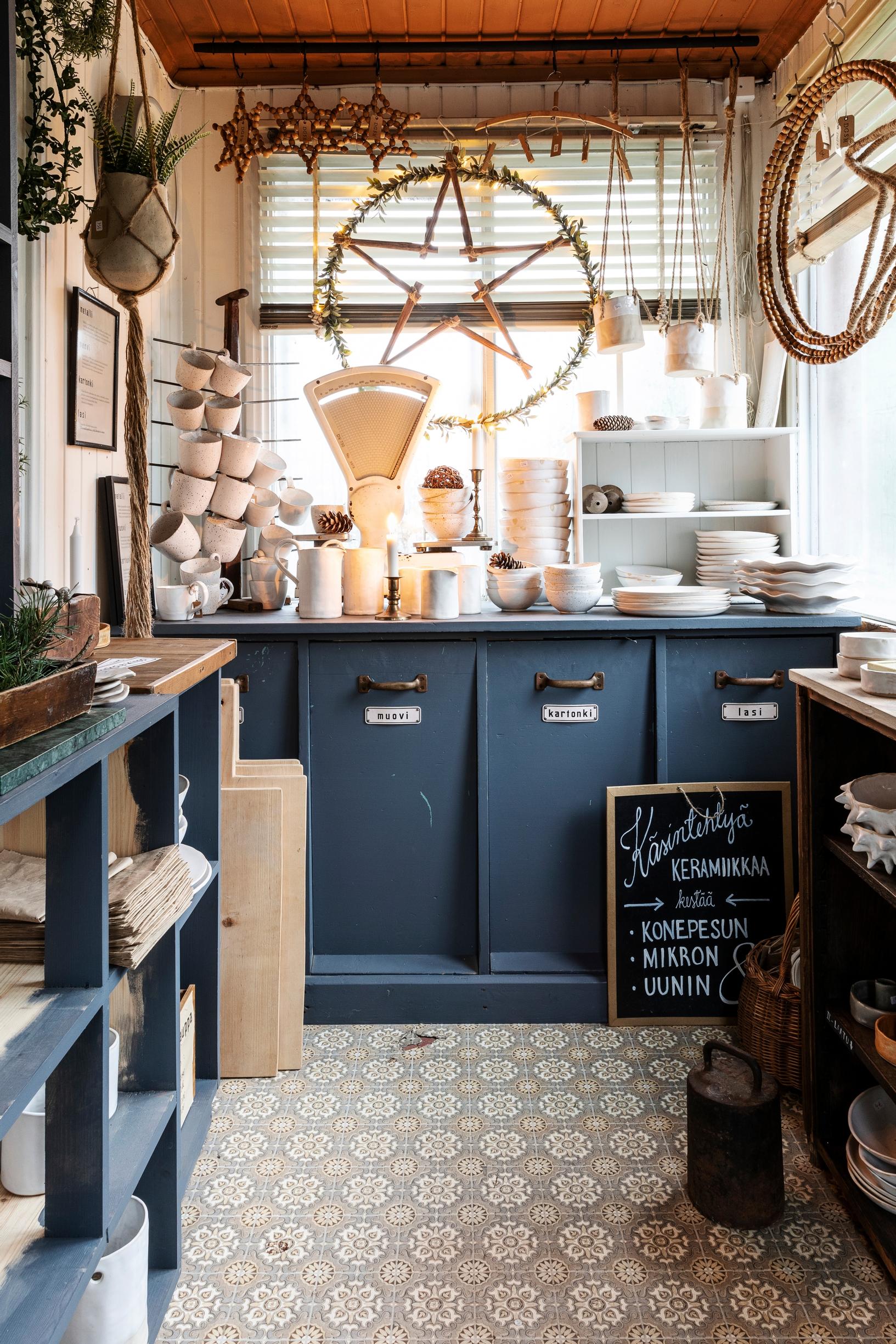 A richly decorated space