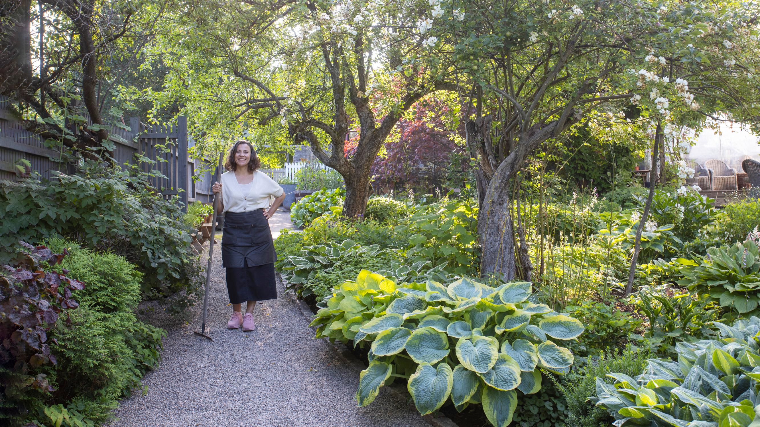 Charlotte ditched her lawn and created a garden so spectacular it became a visitor attraction—and her new job