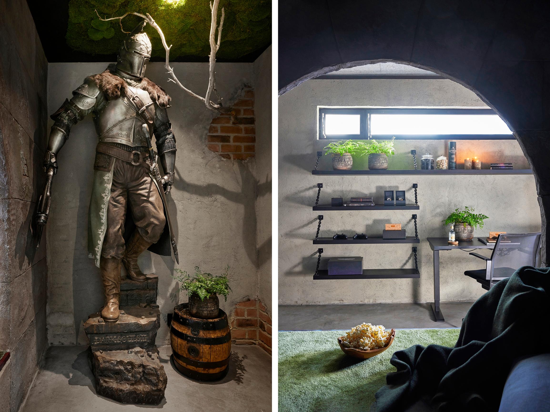 Secret door to dad’s soundproof man cave: from dull home office to a jaw-dropping hideout