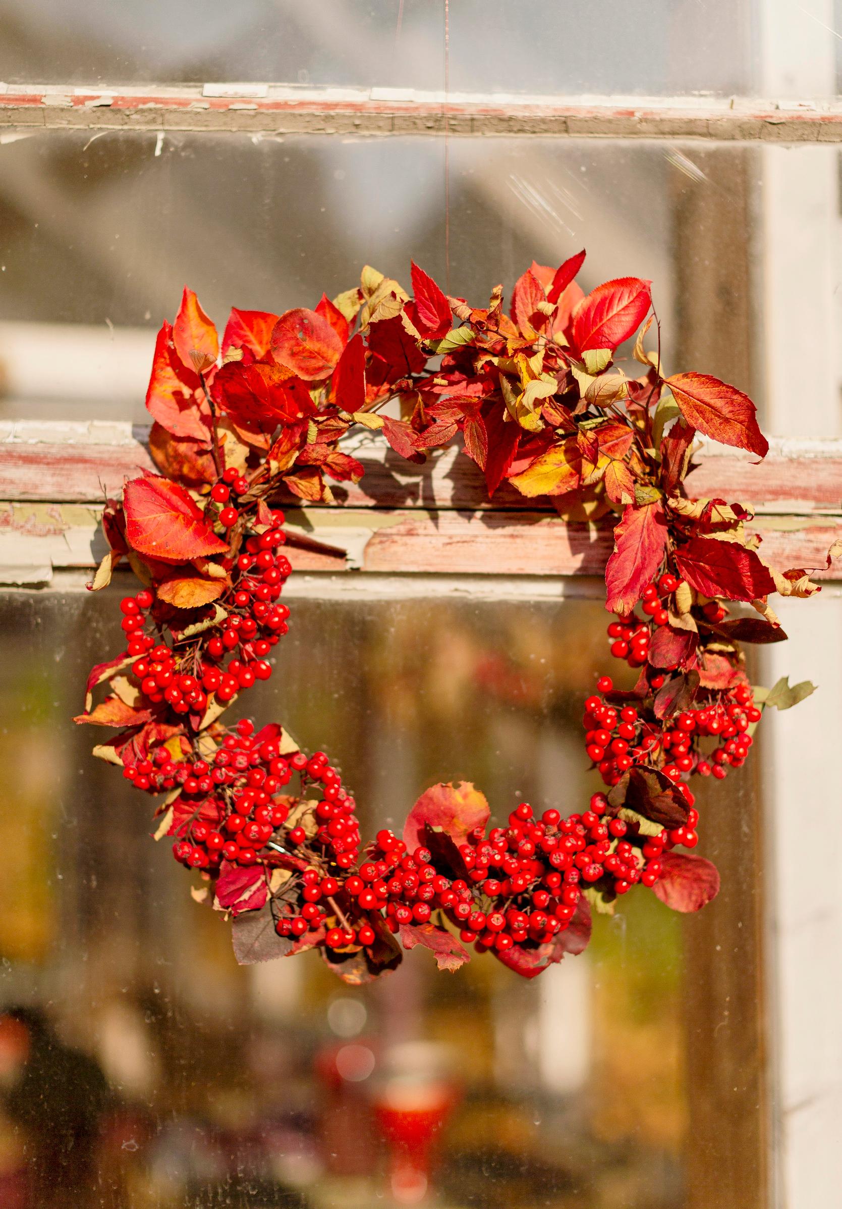 rowan berry wreath