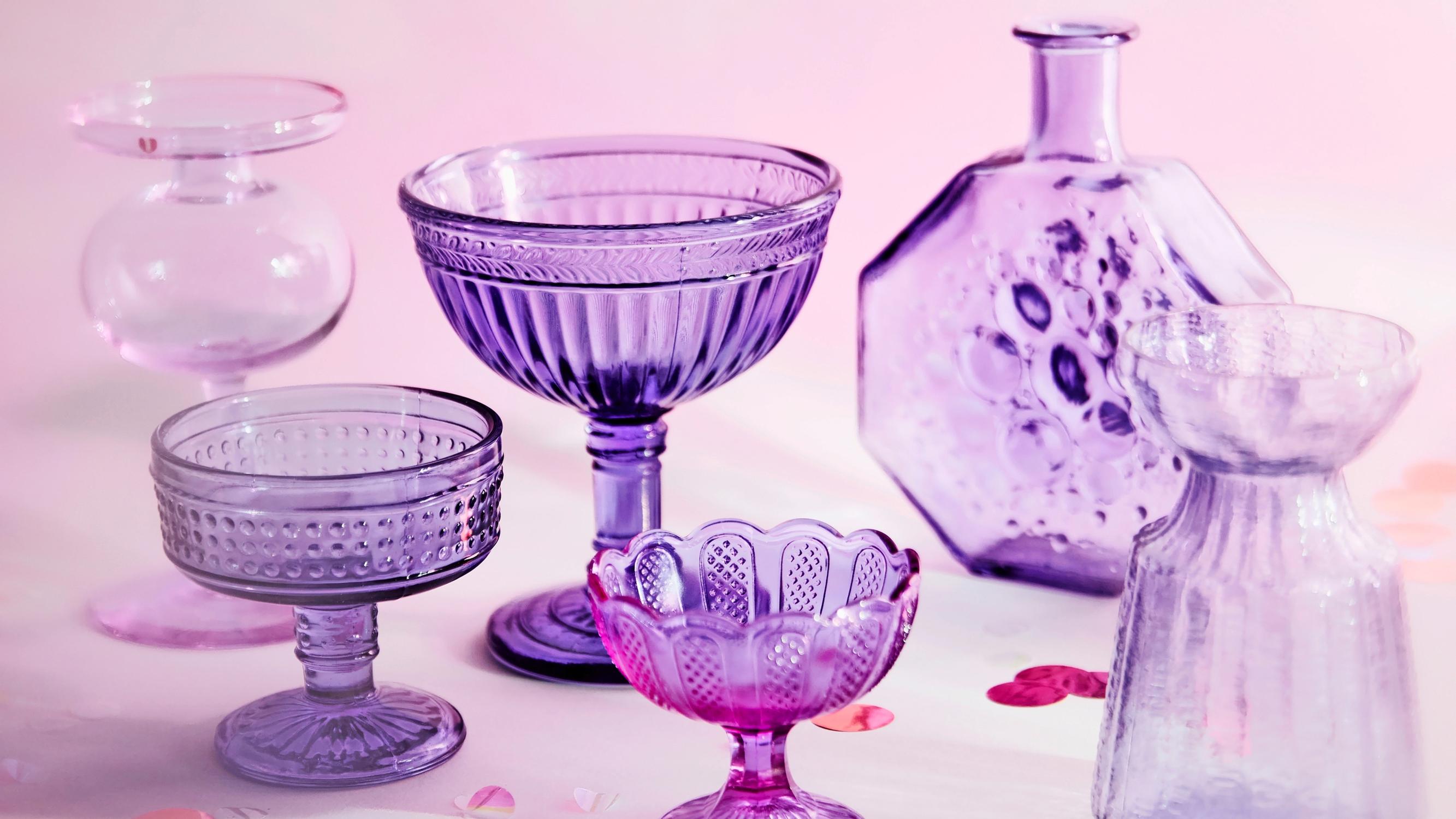 It really does change color—check out these pictures of neodymium glassware!