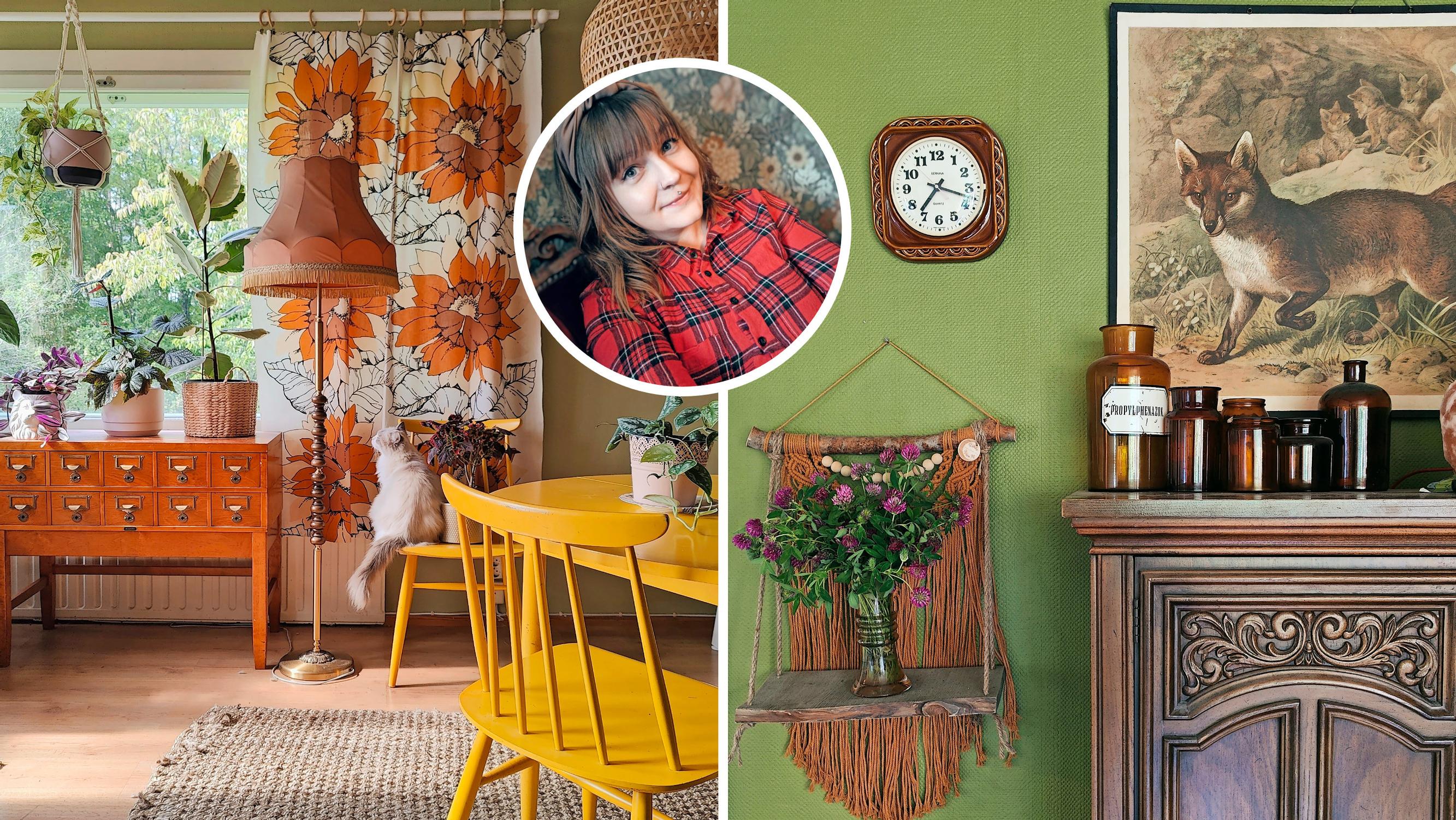 Flea market fan Anna rescues run-down furniture: “You simply can’t resist them when you can get them cheap or even for free”