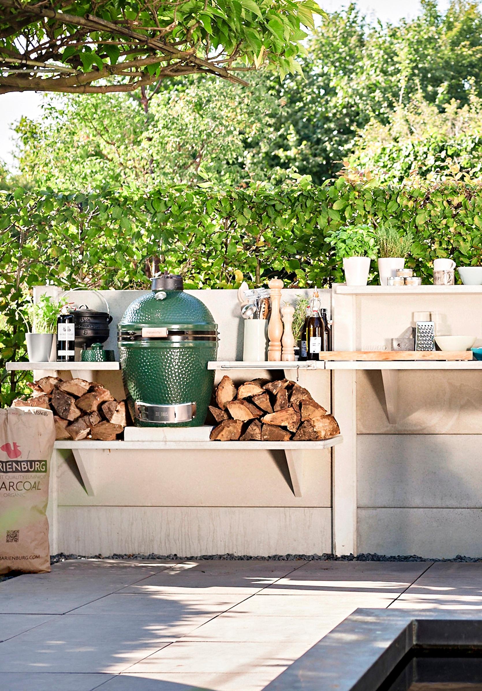 Modular summer kitchen system