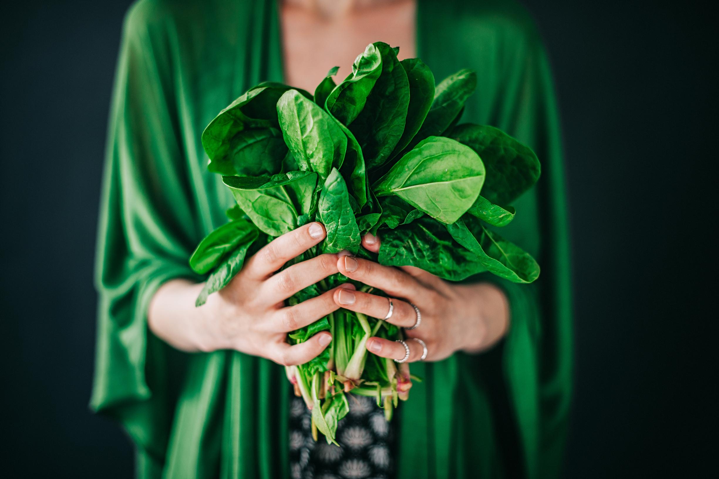 growing spinach