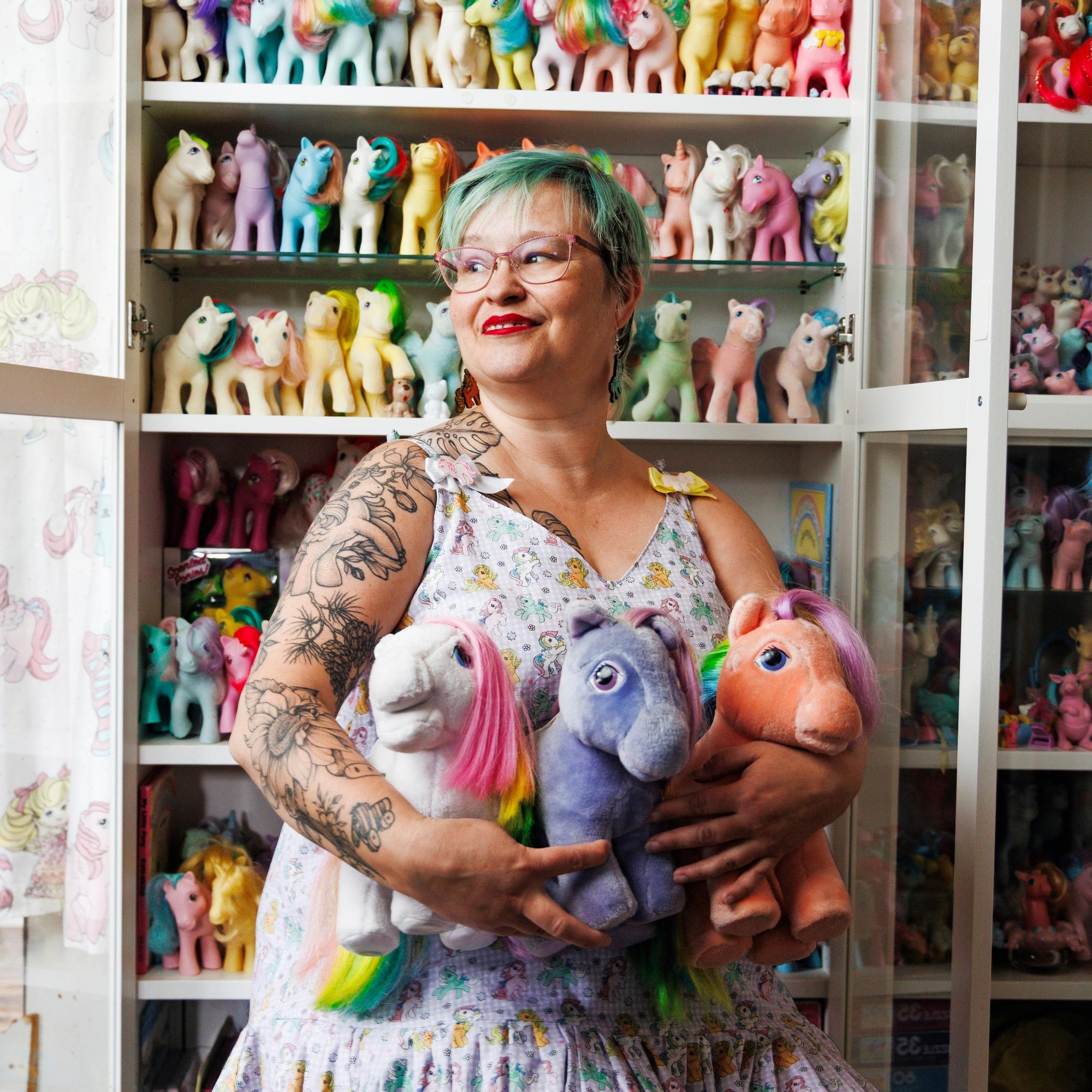 Over 500 My Little Ponies—and a pony tattoo: “I’m that boring aunt whose My Little Ponies aren’t for playing”