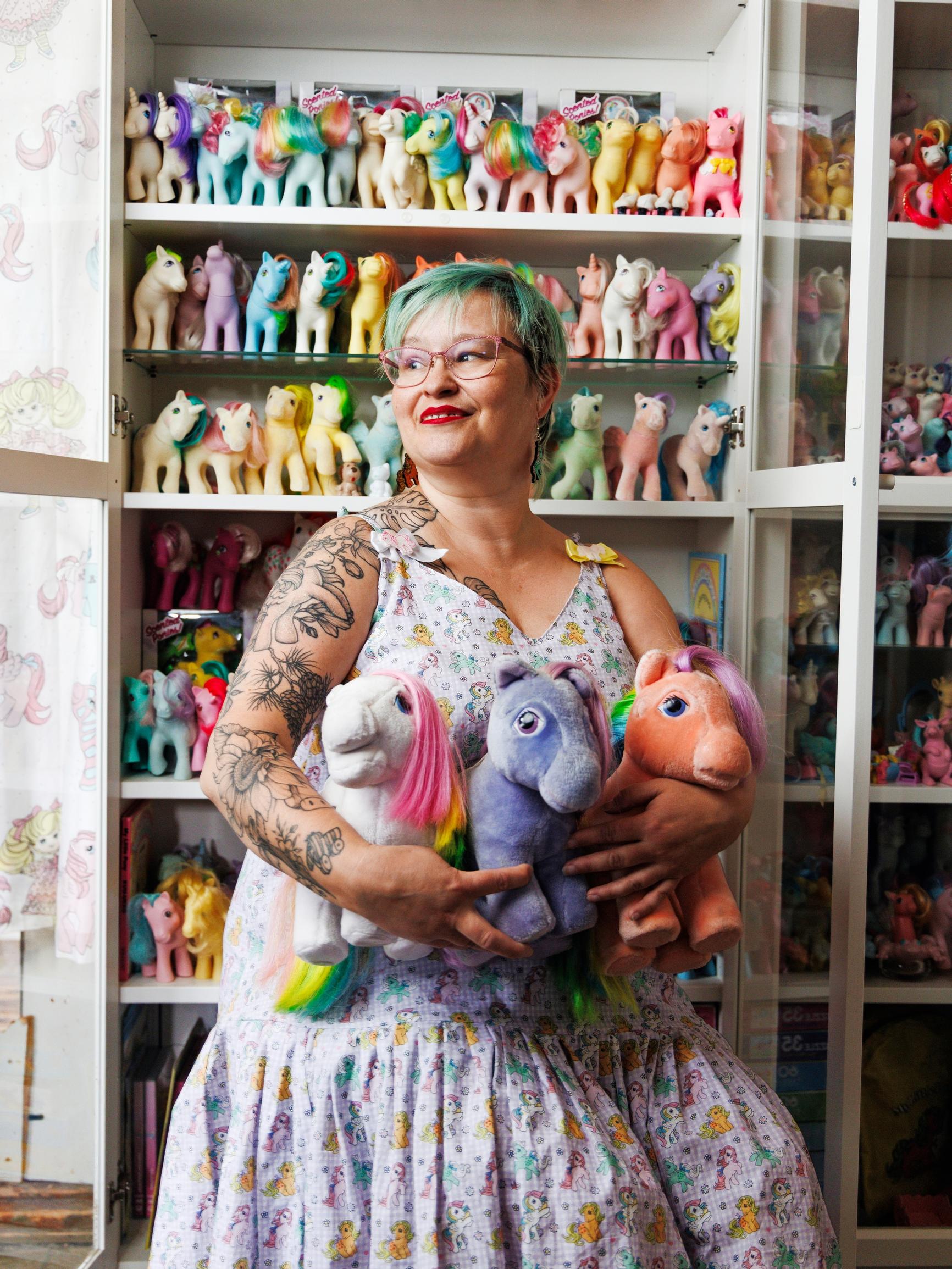 Over 500 My Little Ponies—and a pony tattoo: “I’m that boring aunt whose My Little Ponies aren’t for playing”