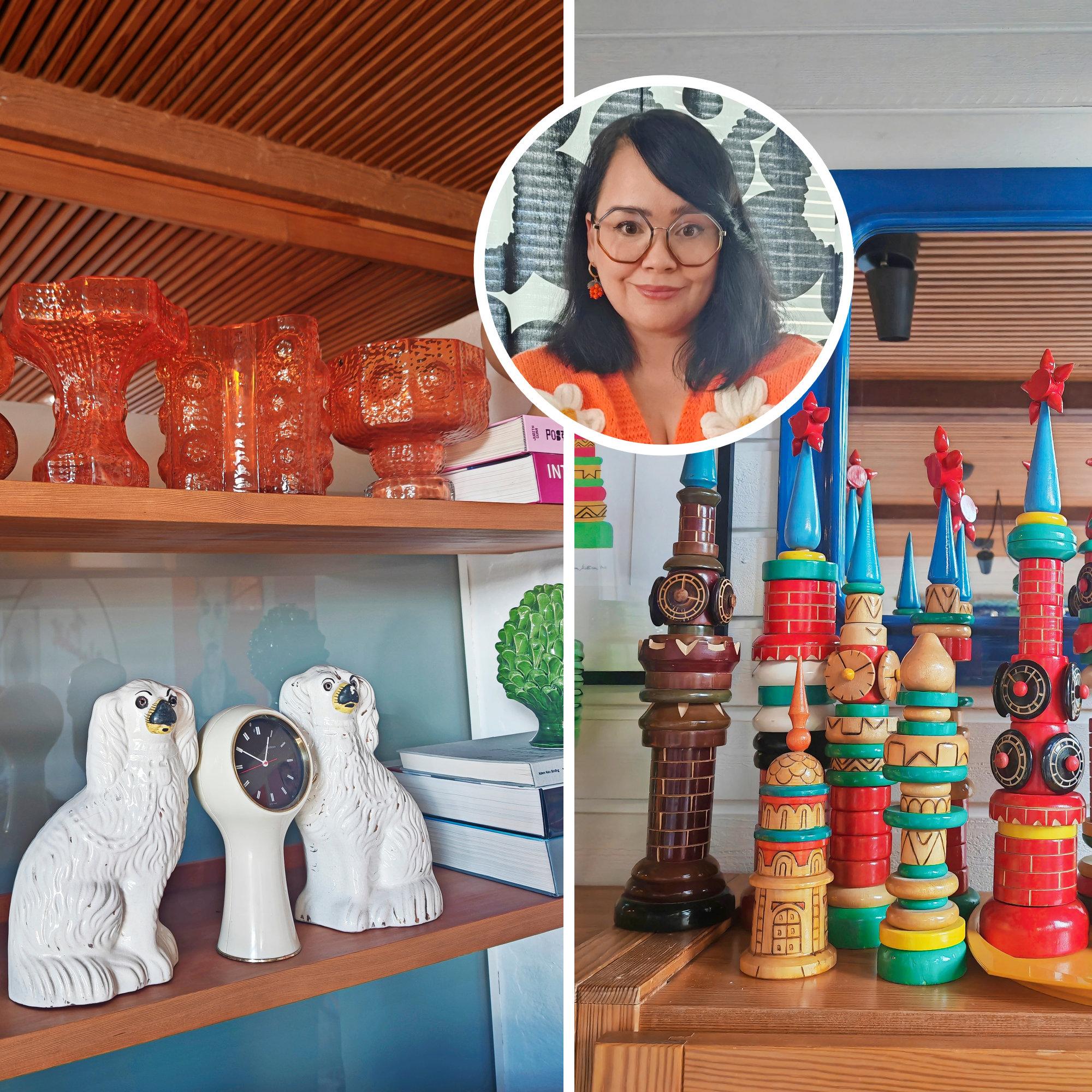 Flea market enthusiast Tiina finds colorful vintage treasures: “Smaller towns have better flea markets than the Helsinki region”