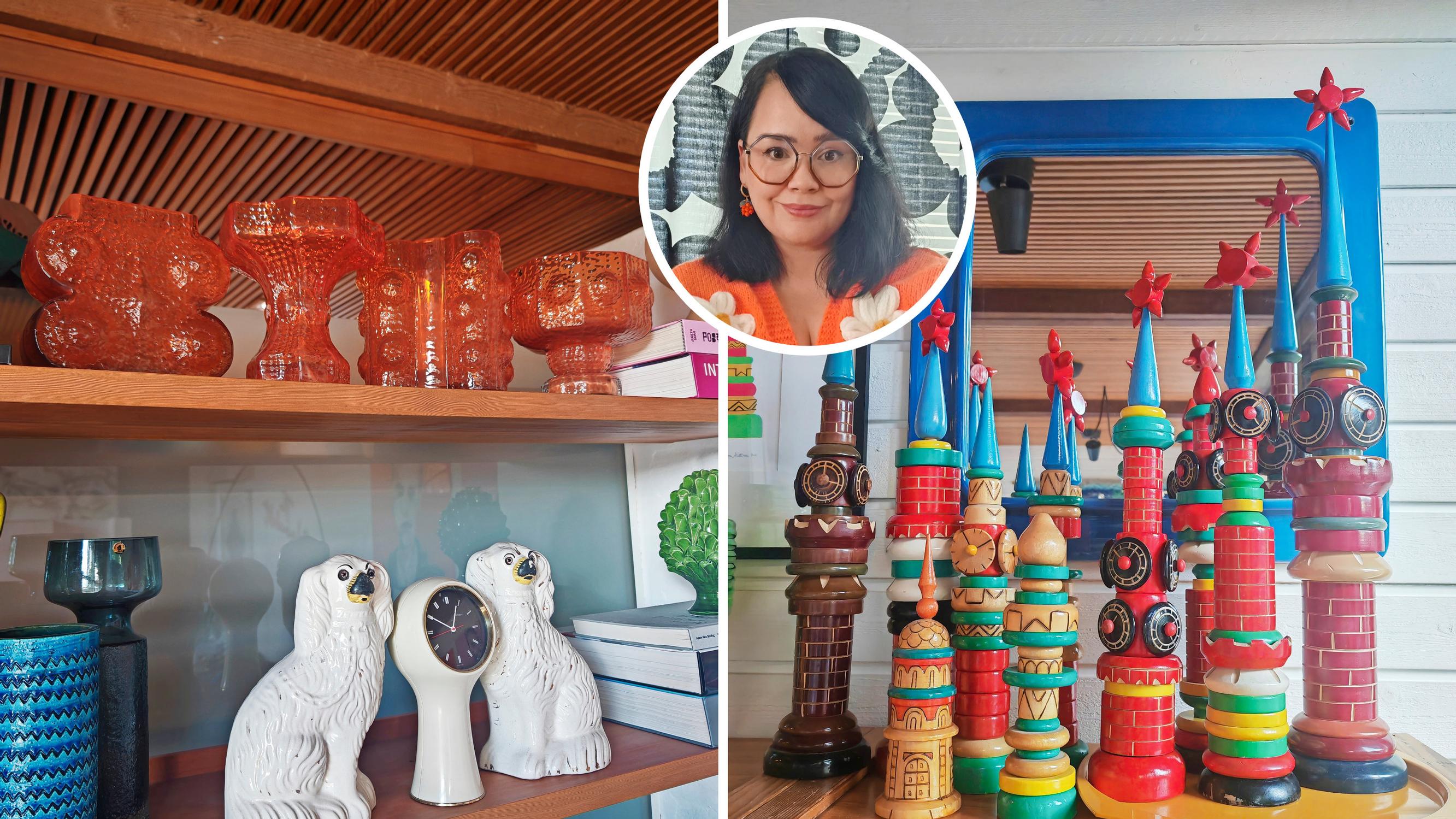 Flea market enthusiast Tiina finds colorful vintage treasures: “Smaller towns have better flea markets than the Helsinki region”