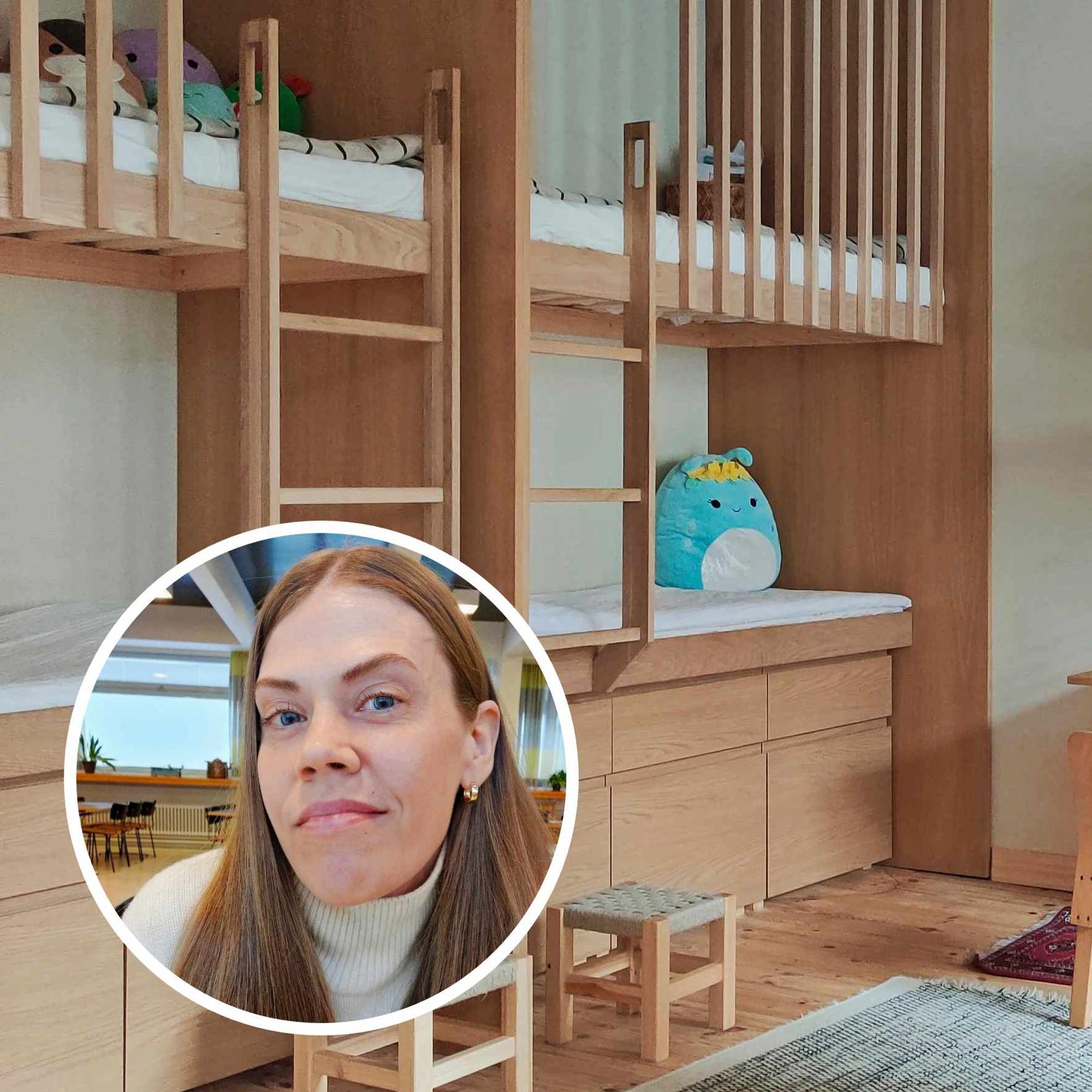 Should kids have their own rooms? Blended family’s four children share one space—and a four-person bunk bed!