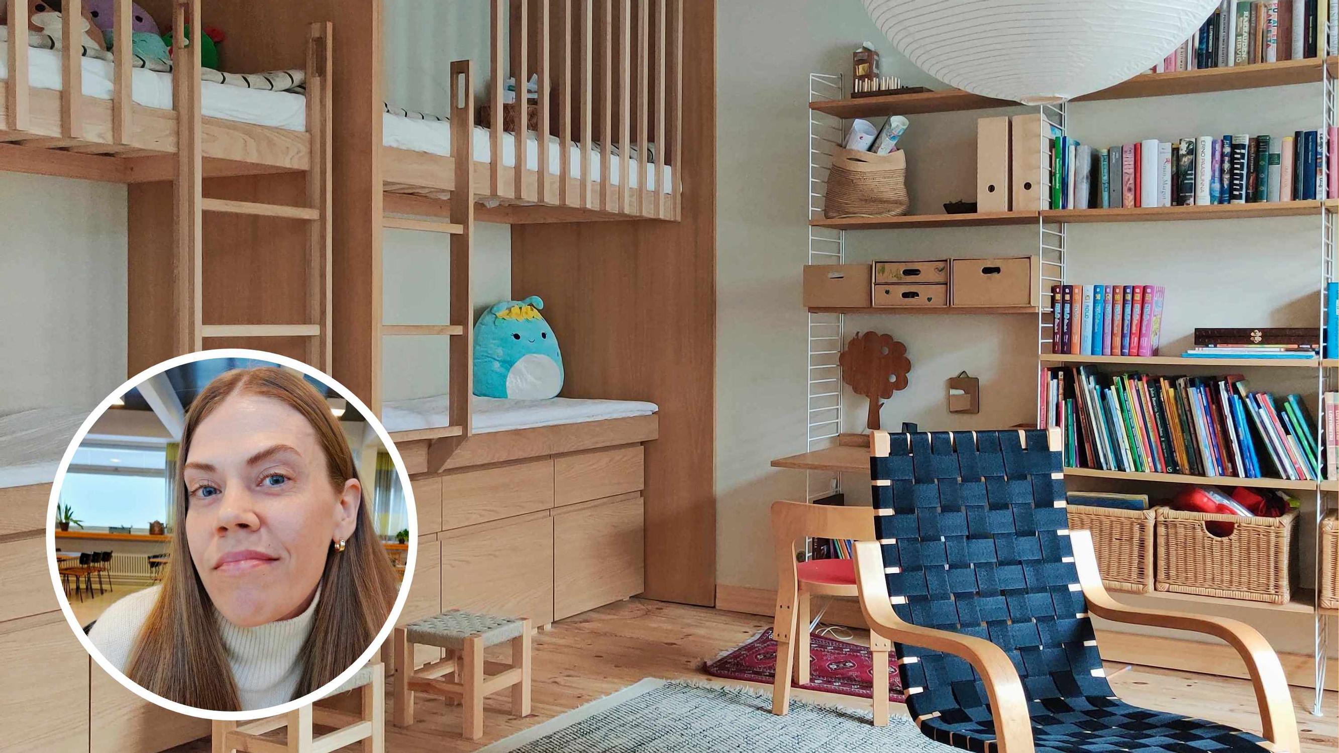Should kids have their own rooms? Blended family’s four children share one space—and a four-person bunk bed!