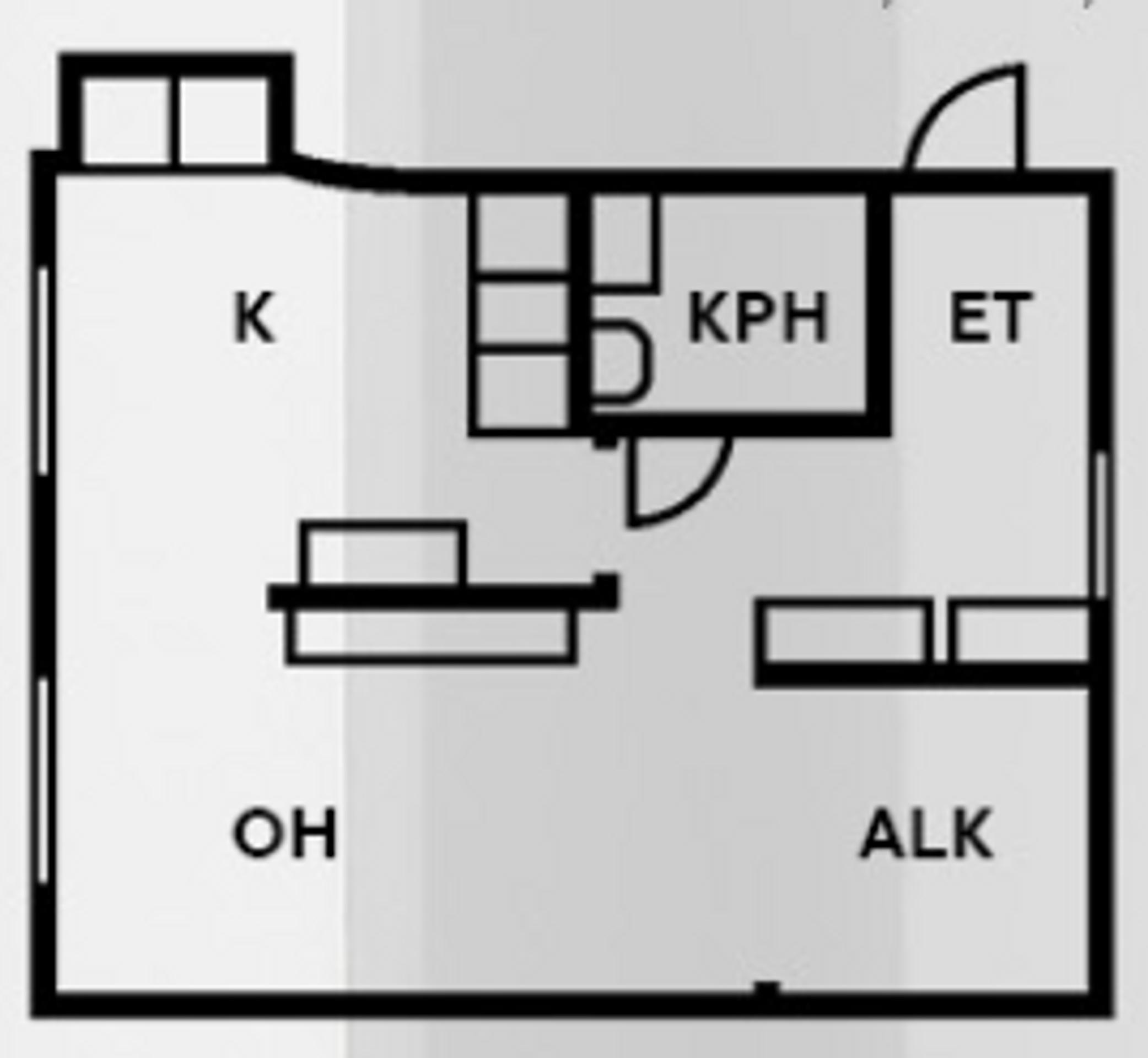 Floor plan of the apartment building home