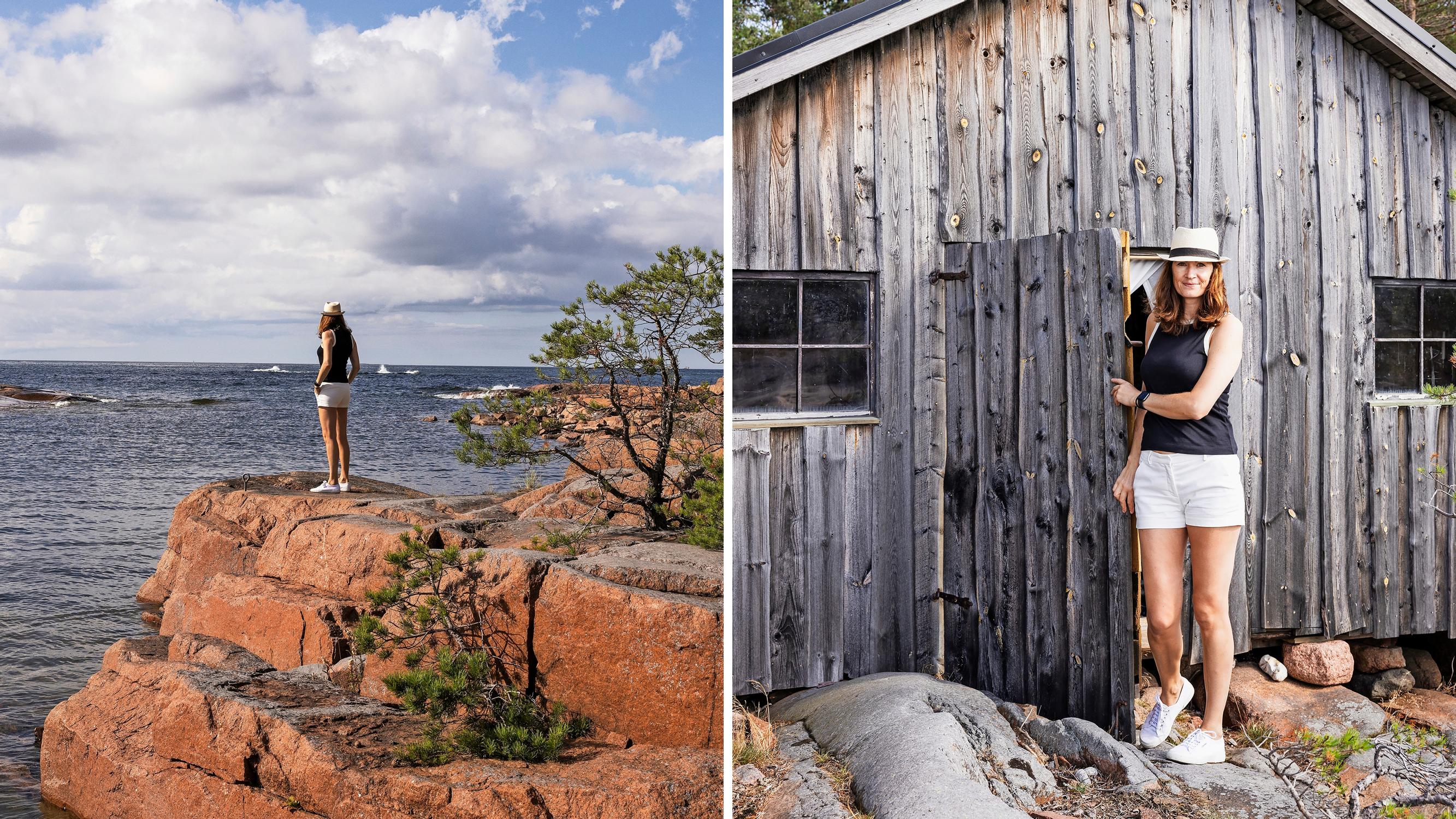 Johanna enjoys the ascetic hermit life in a 200-year-old salting shed: “The storm brings rain in through the cracks in the walls”