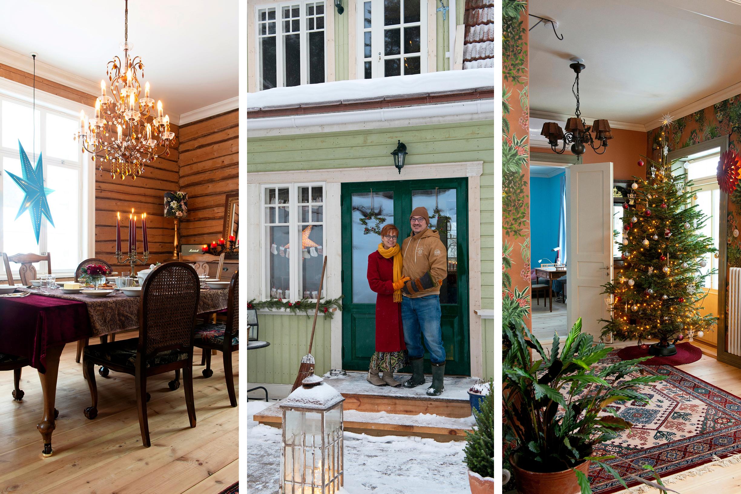 Classic Christmas in an old consul’s house: “In a big house, there’s plenty of everything—like three Christmas trees!”