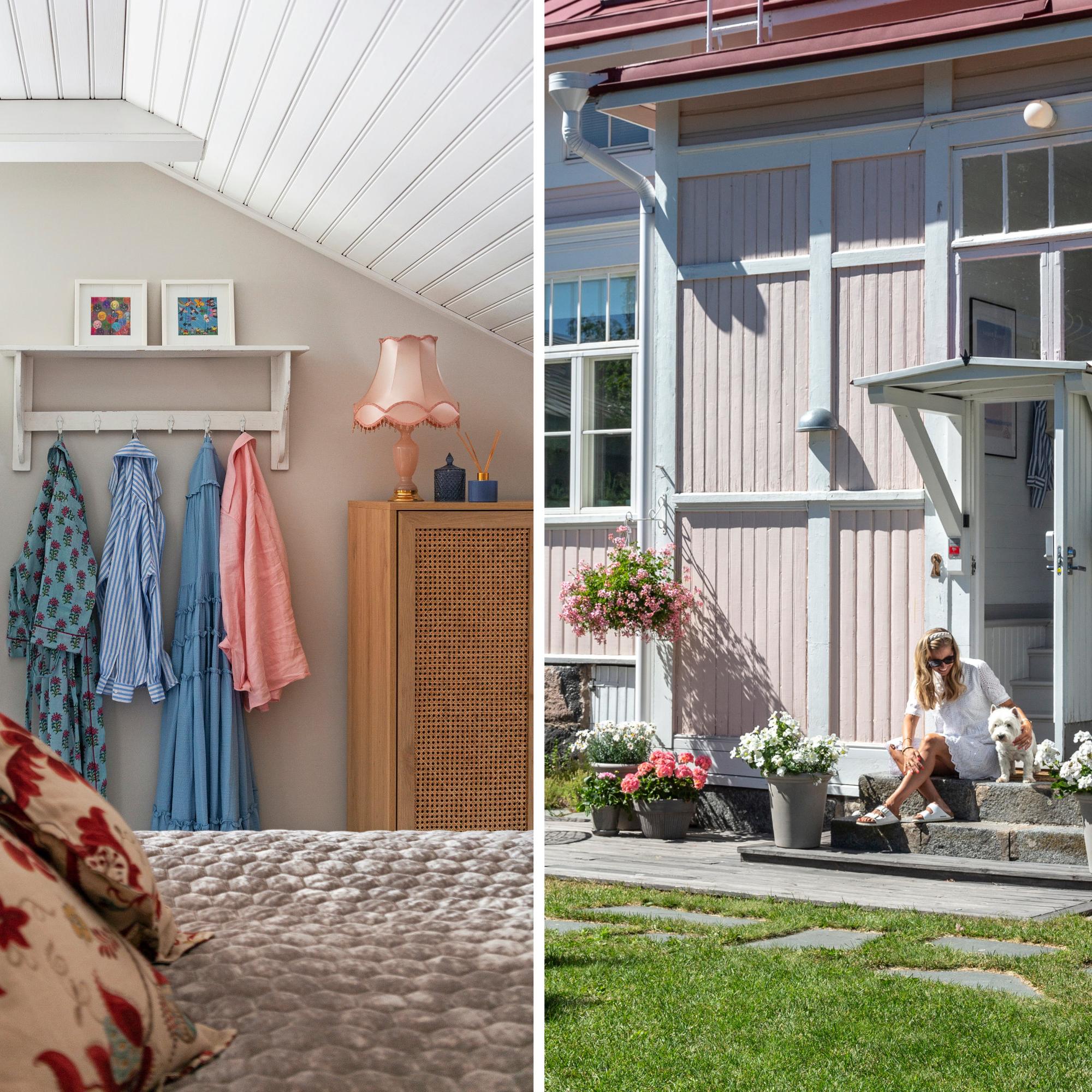 “It’s easy to entice guests to Hanko”—Tiina maximizes the sleeping capacity of her family’s summer home with small tricks