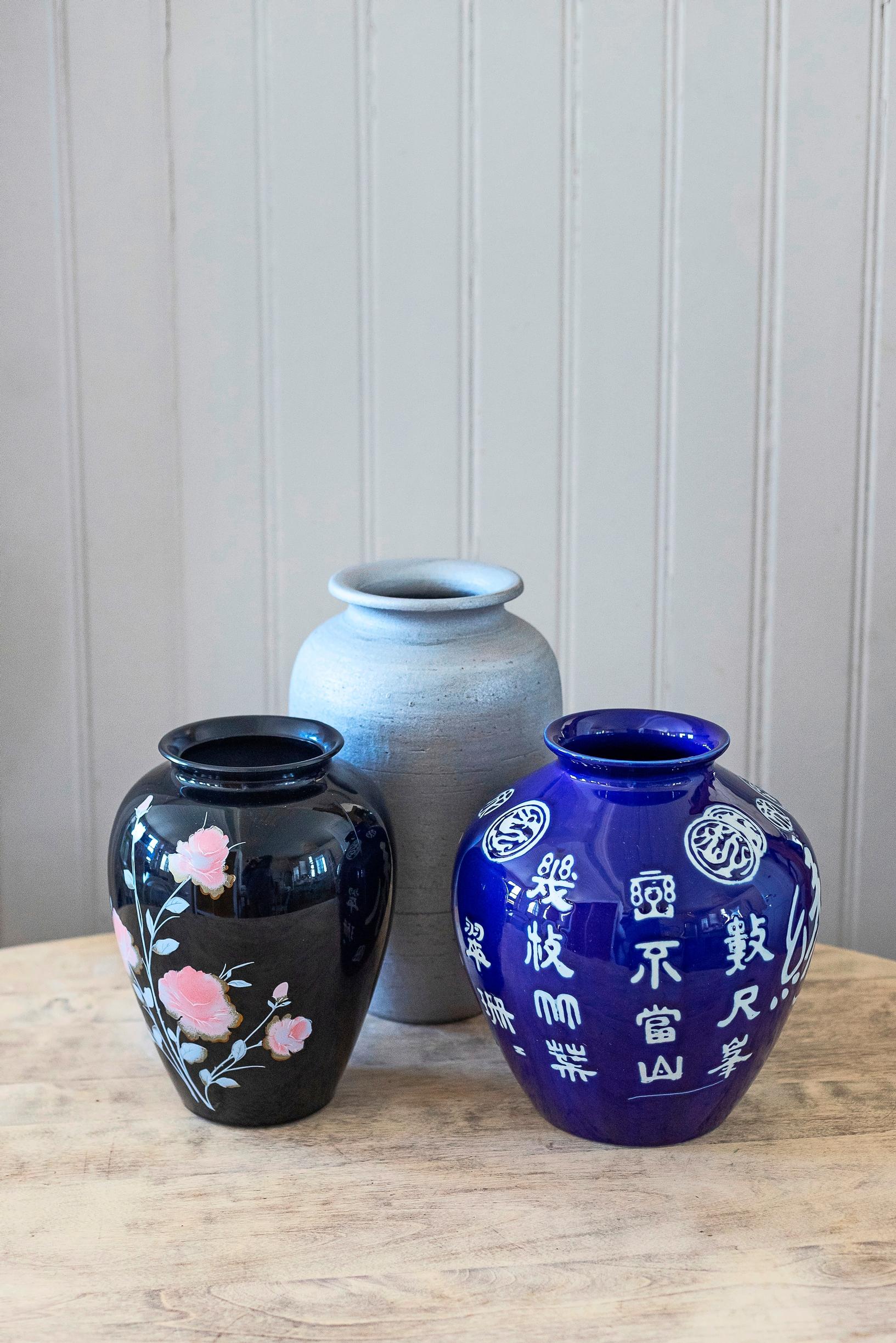 Vases before restyling