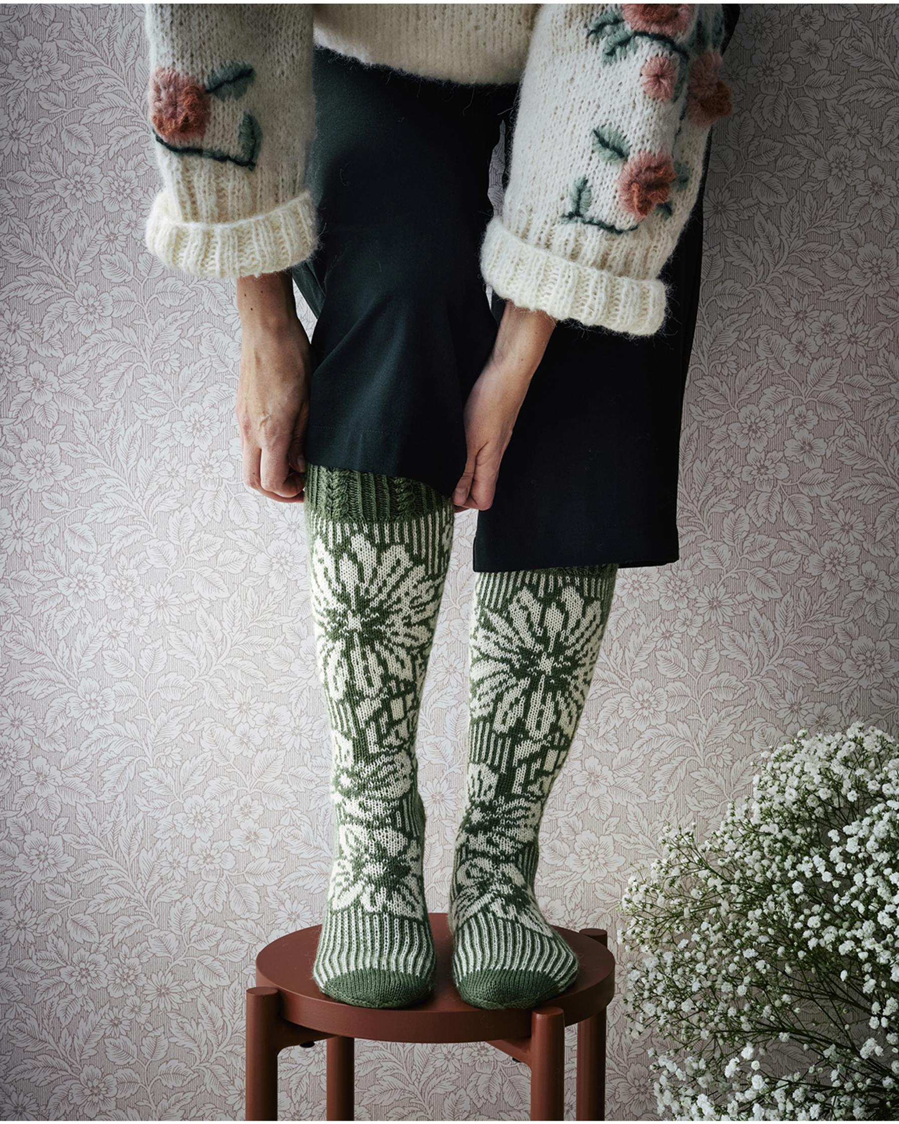 Free floral sock patterns