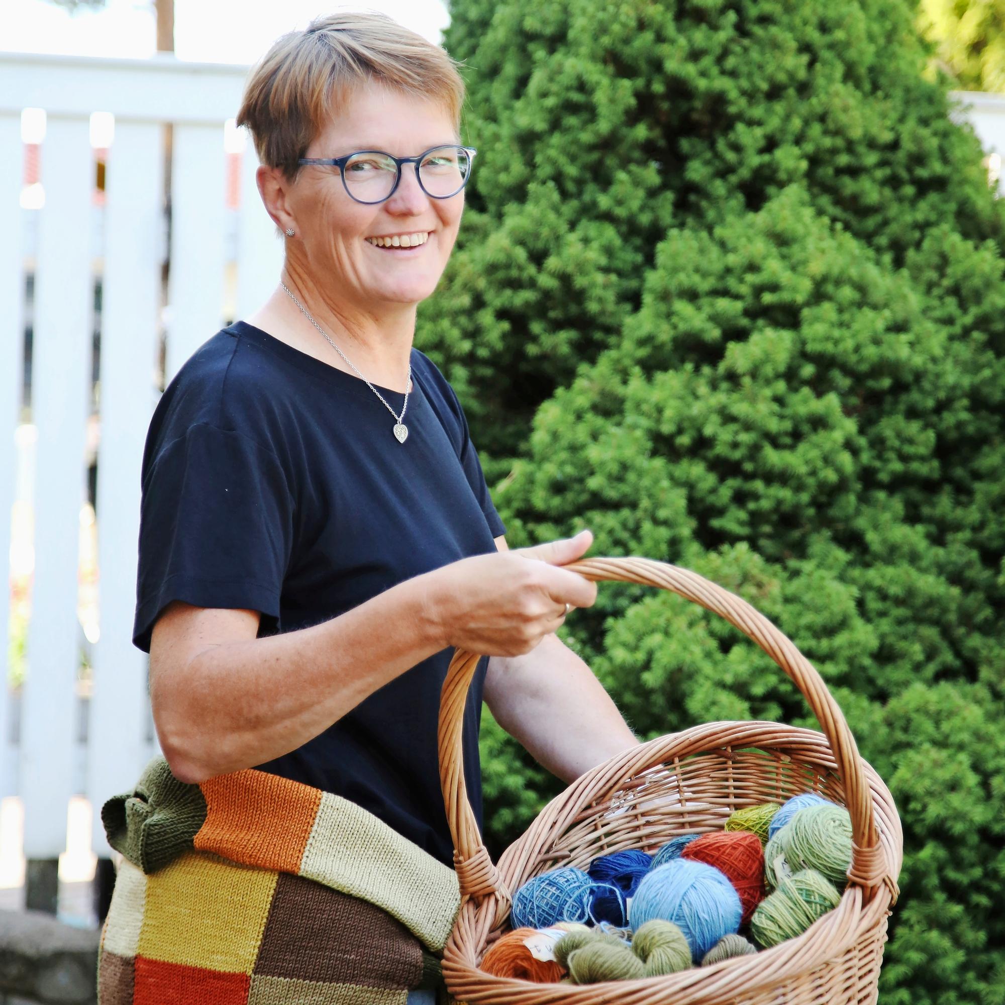 Annika’s home-dyed yarn: “Some of my yarns are so appealing that I don’t dare use them”