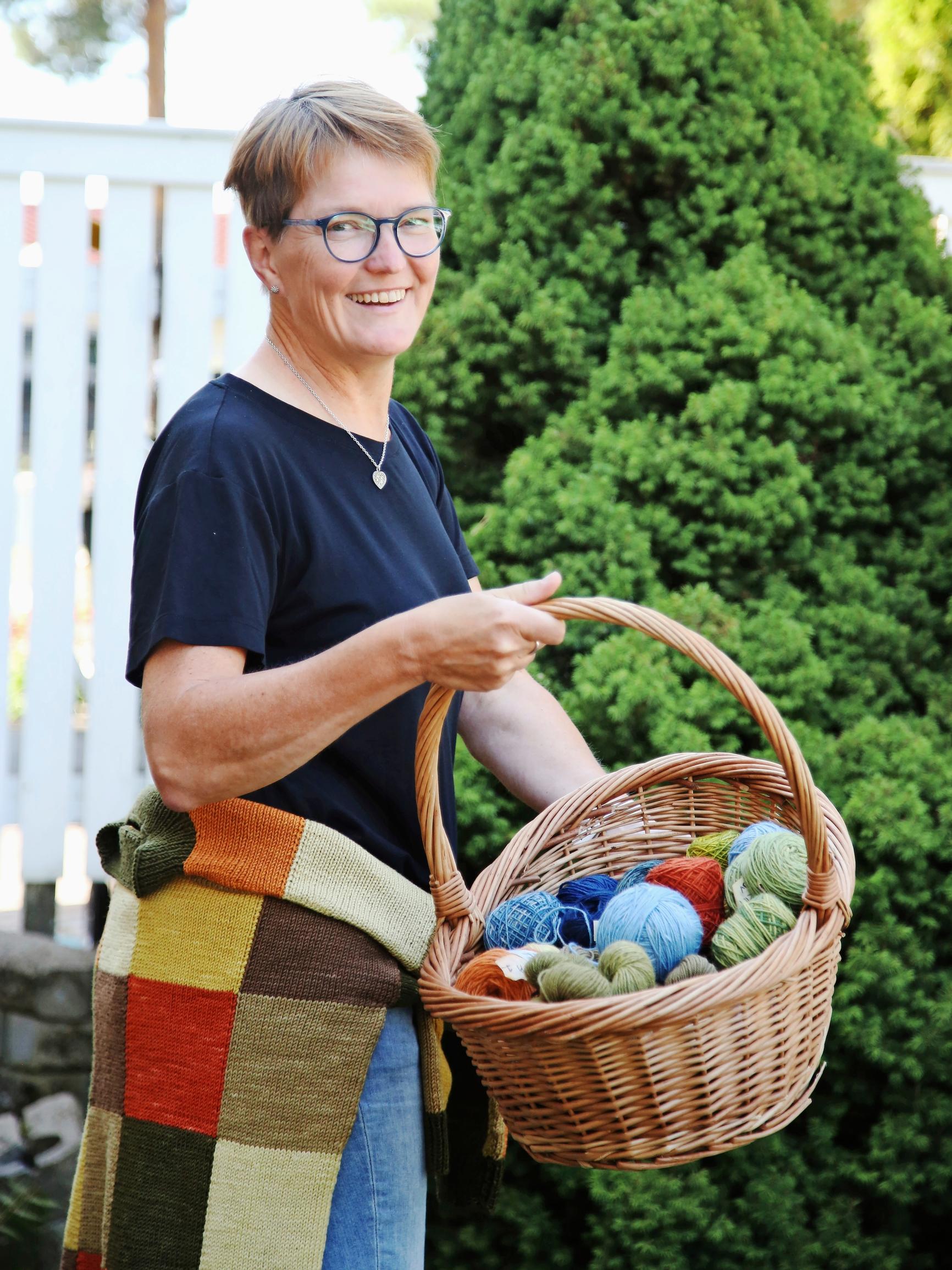 Annika’s home-dyed yarn: “Some of my yarns are so appealing that I don’t dare use them”