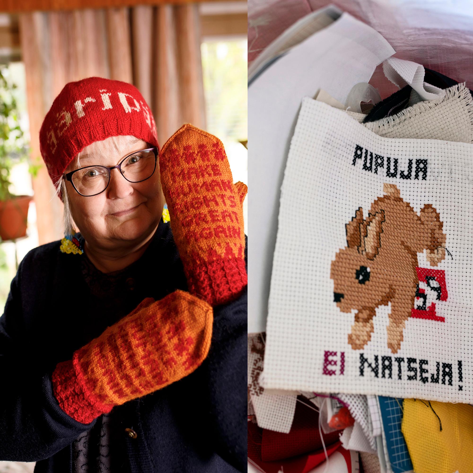 “When I’m angry, I ground myself by knitting mittens”: three women want to change the world with crafts
