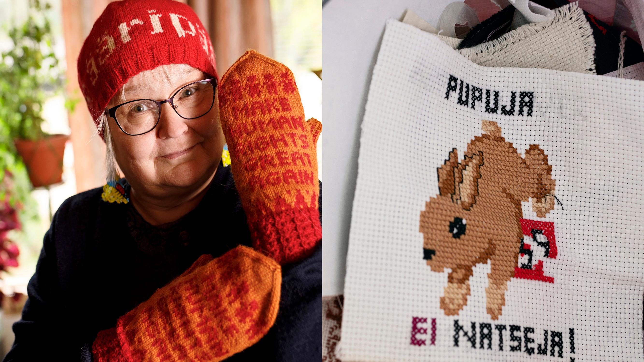 “When I’m angry, I ground myself by knitting mittens”: three women want to change the world with crafts