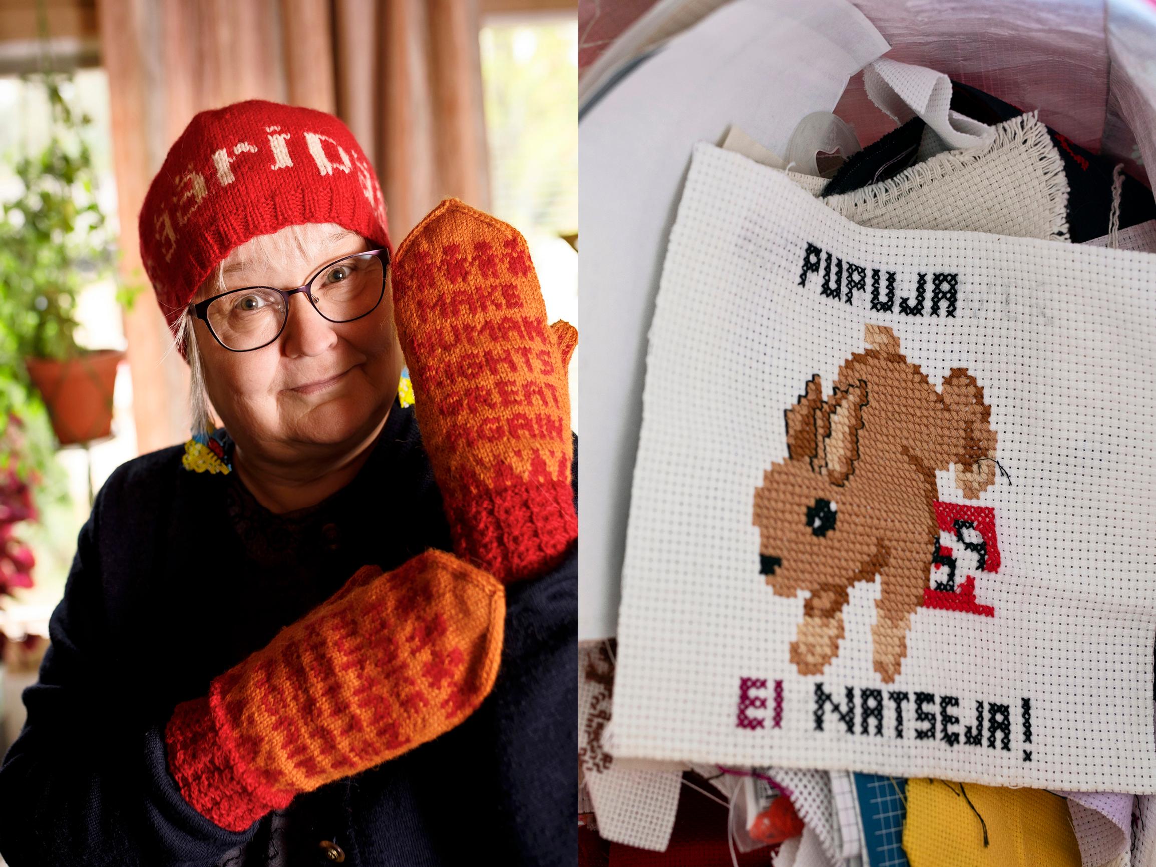 “When I’m angry, I ground myself by knitting mittens”: three women want to change the world with crafts