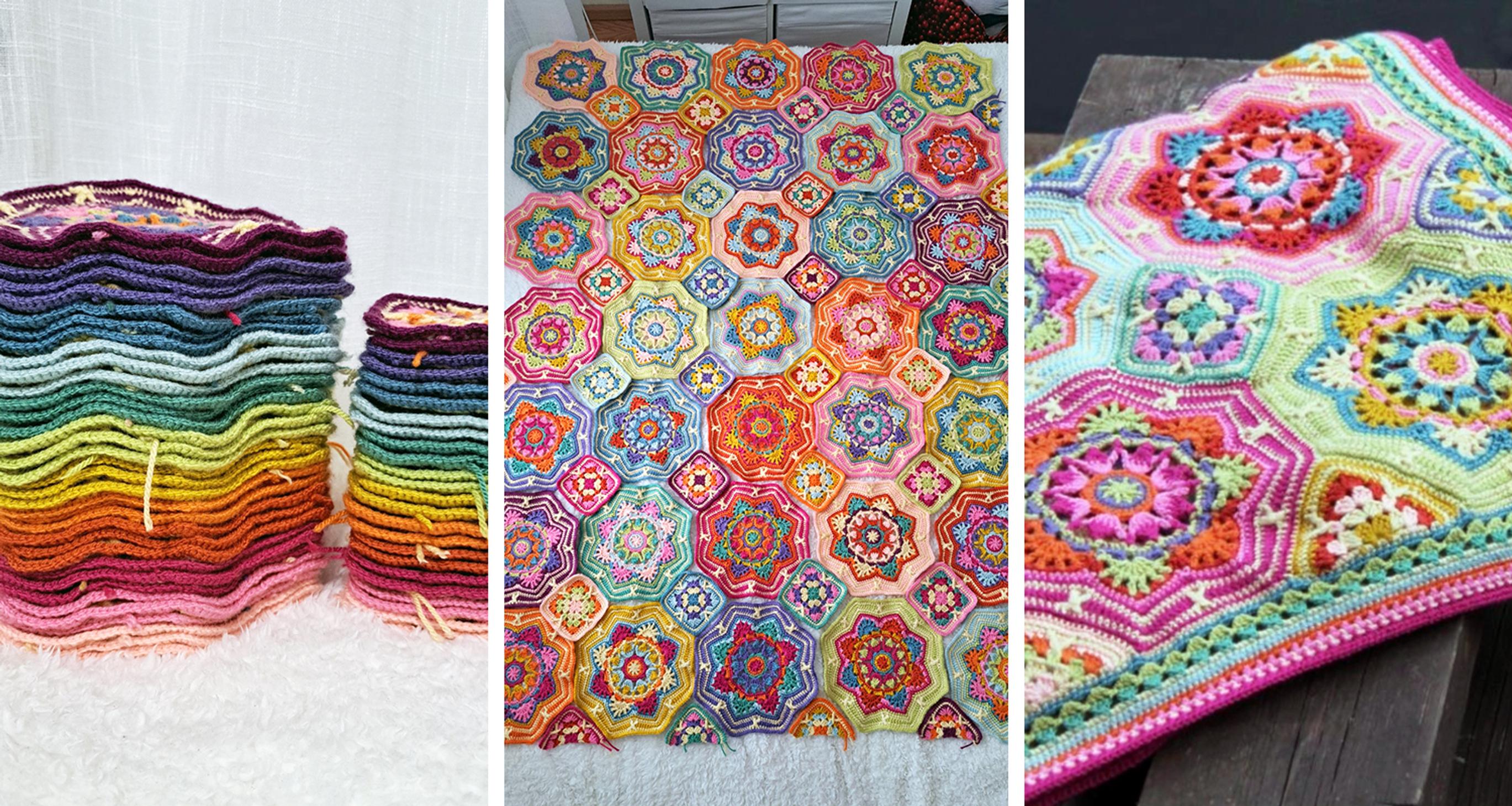 16-year-old crochet whiz stuns with a vibrant blanket: “I got into crocheting in sixth grade”