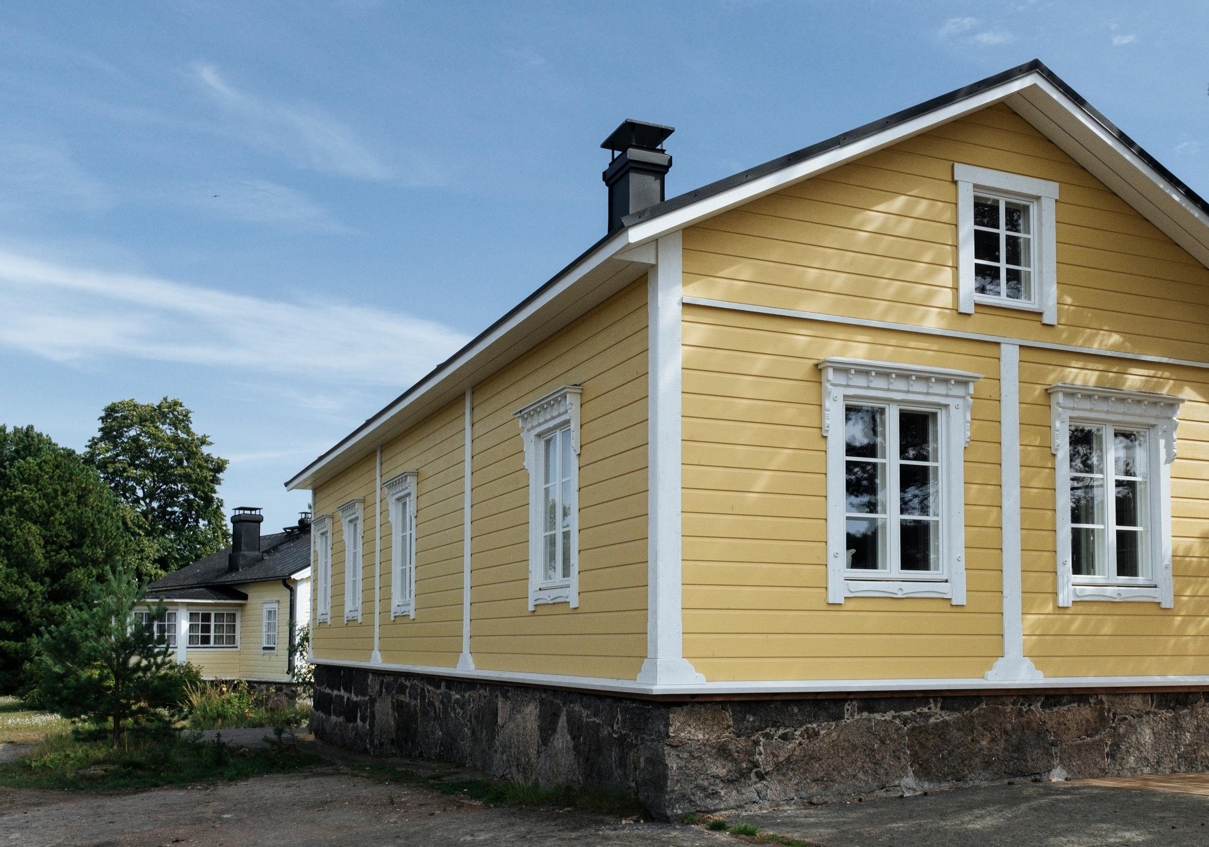 The Harlins’ summer home is the main building of the old fisherman’s farm