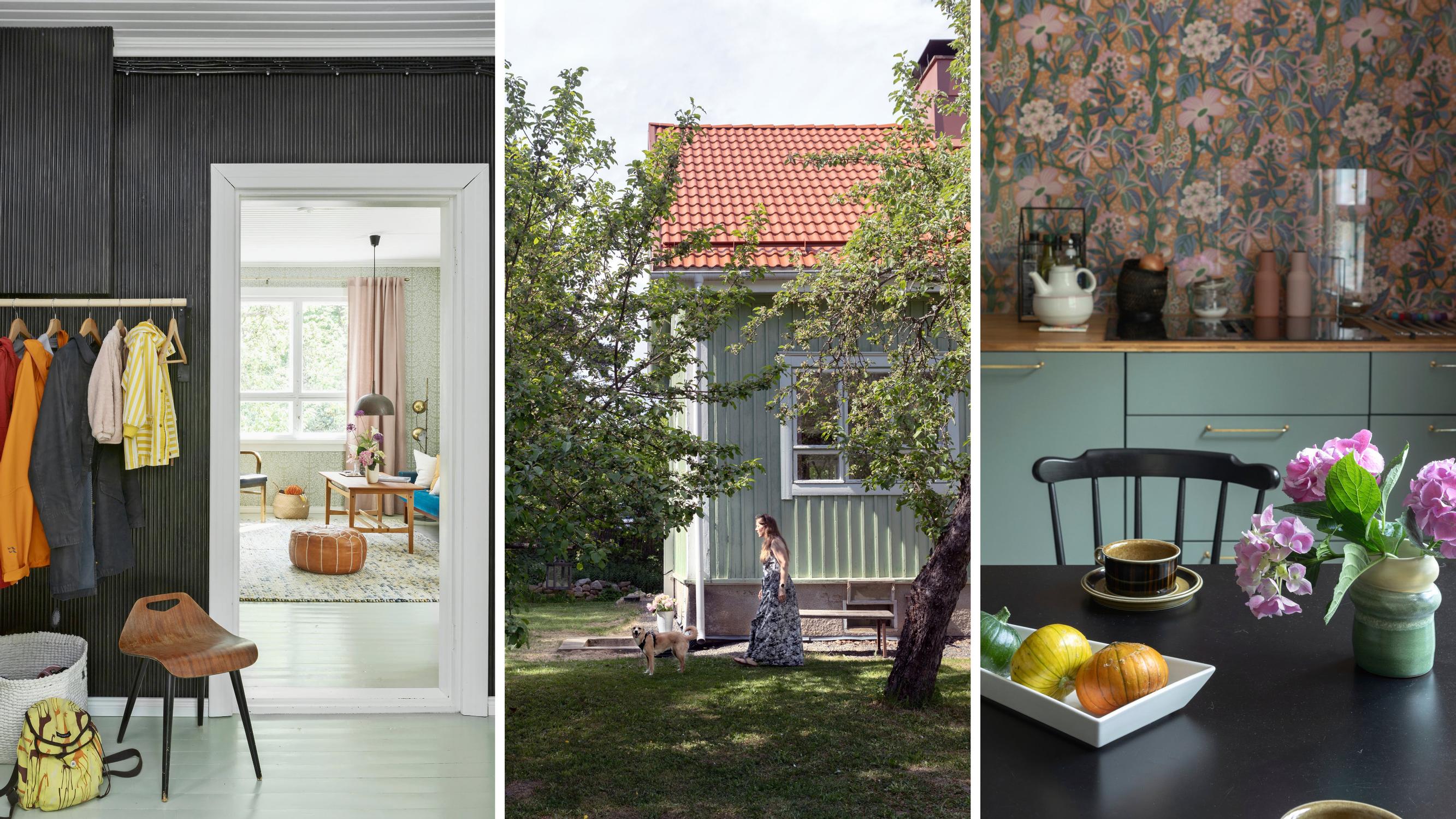 This 1930s wooden house charmed Minna and Konsta the moment they stepped through the gate: “It felt like a world of its own”