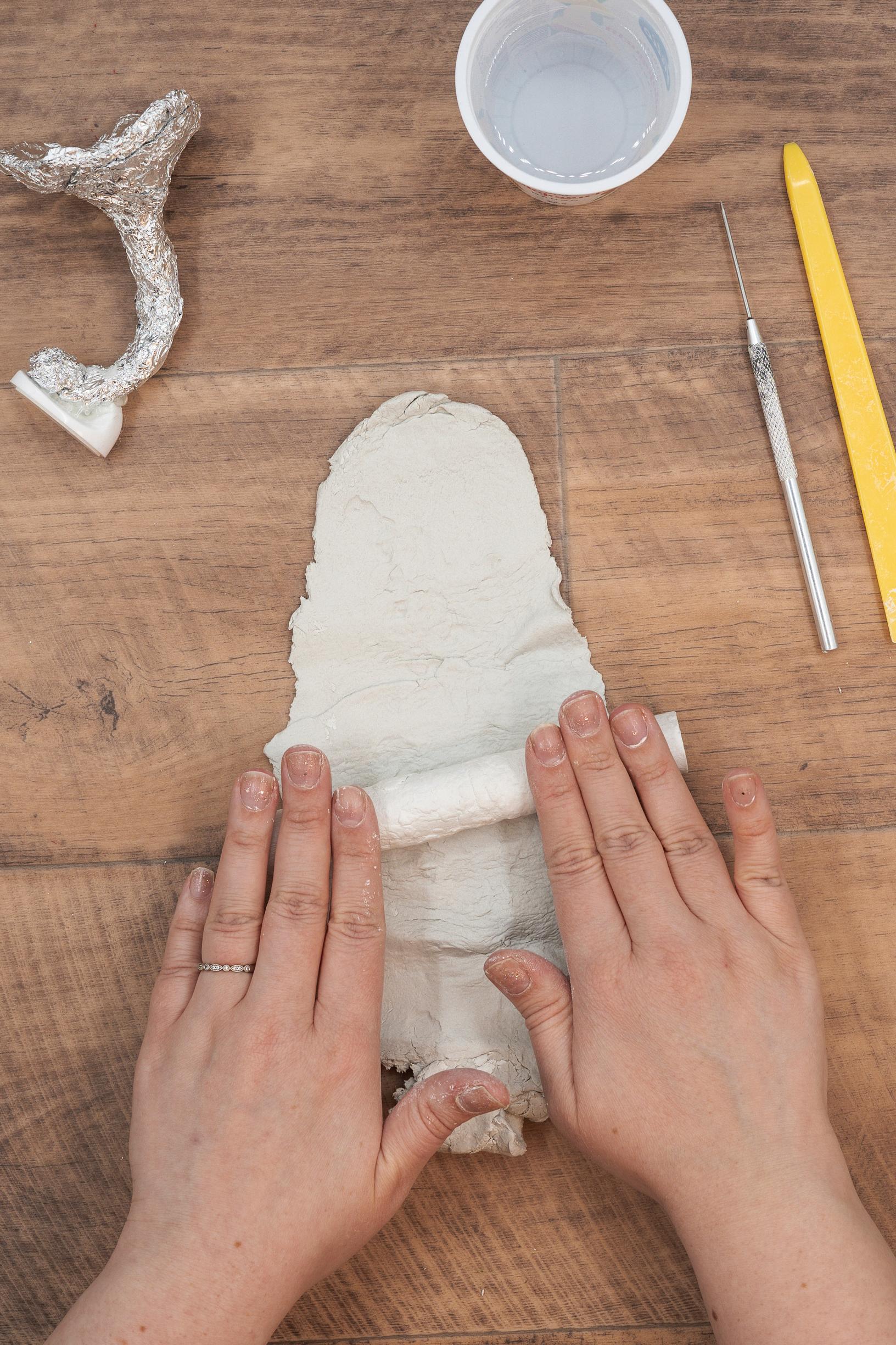 air dry clay mushrooms