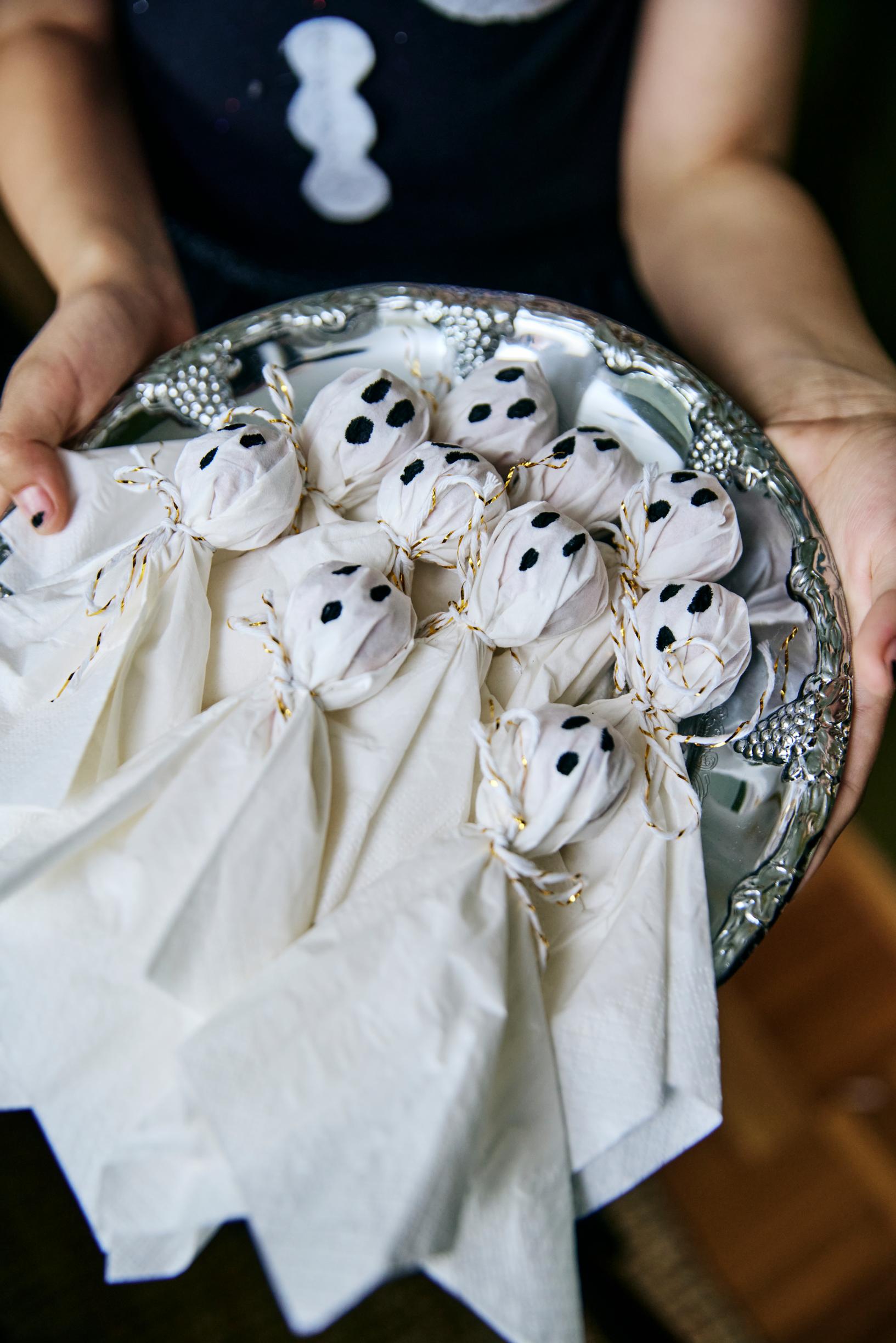 Ghost lollipops