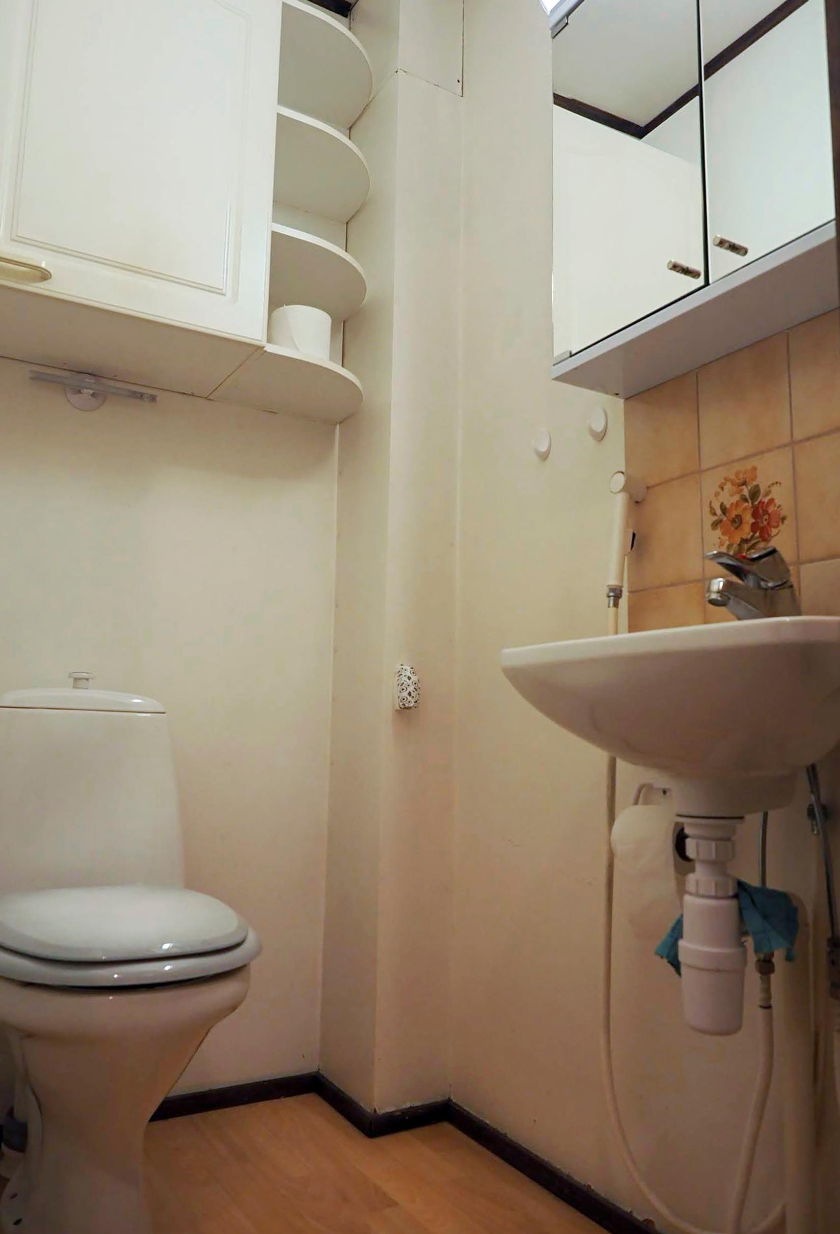 Bathroom before the renovation
