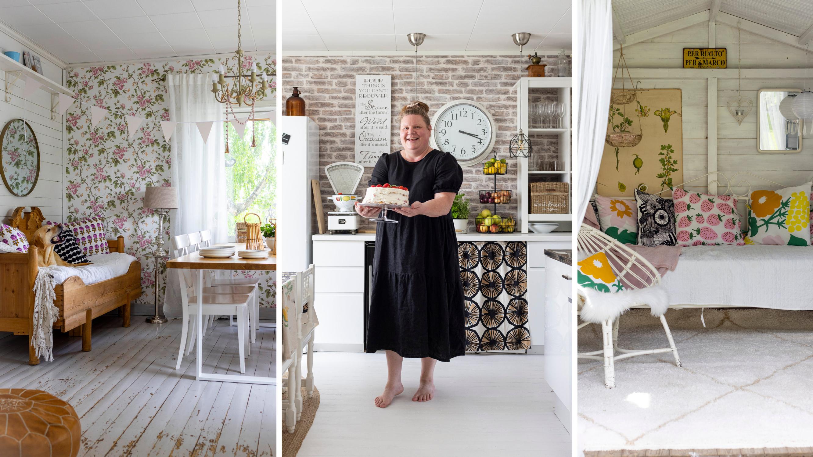 Wallpaper obsessed: Sanna’s living room has seen seven different looks