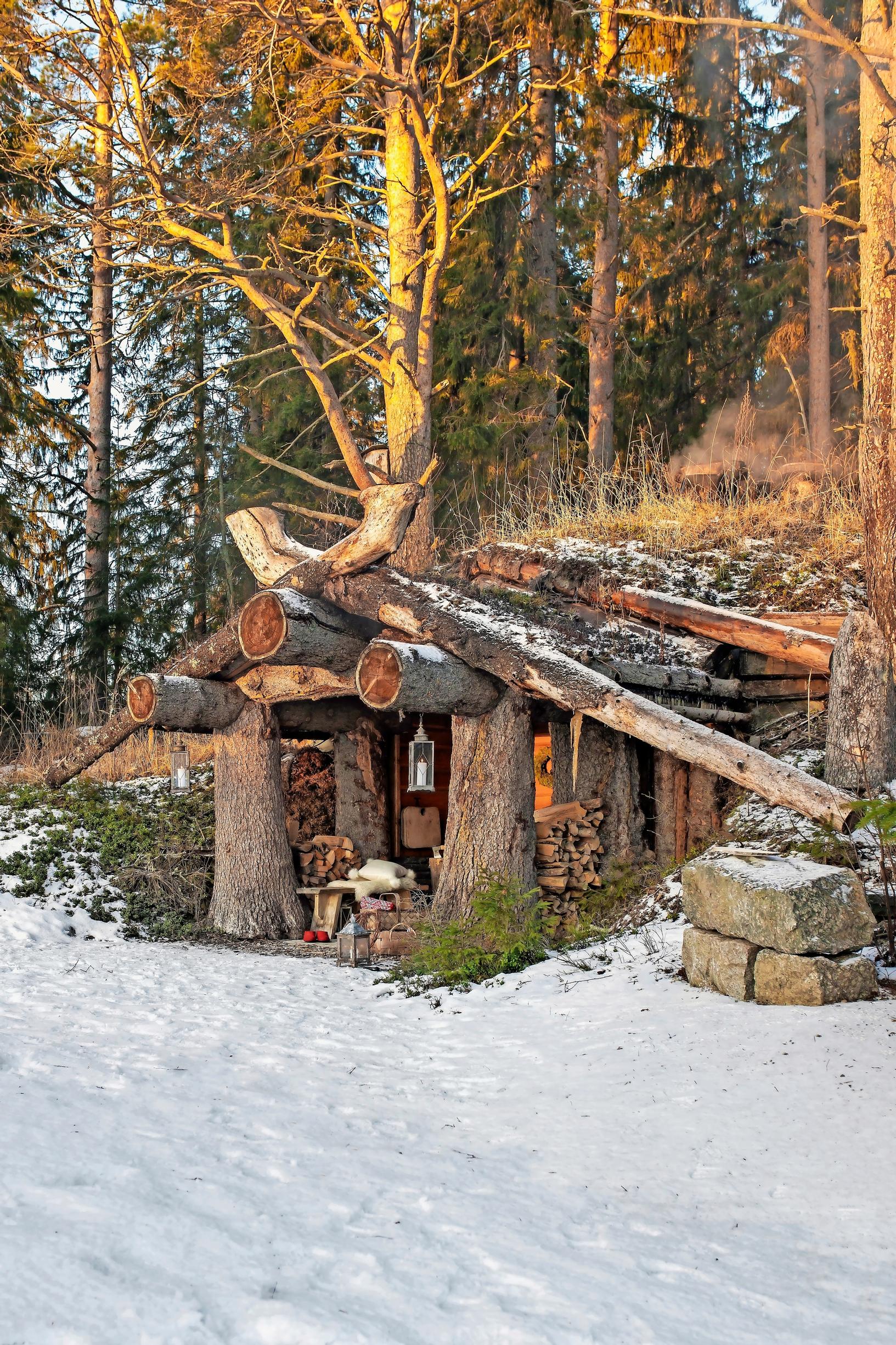 Unique saunas: a smoke sauna