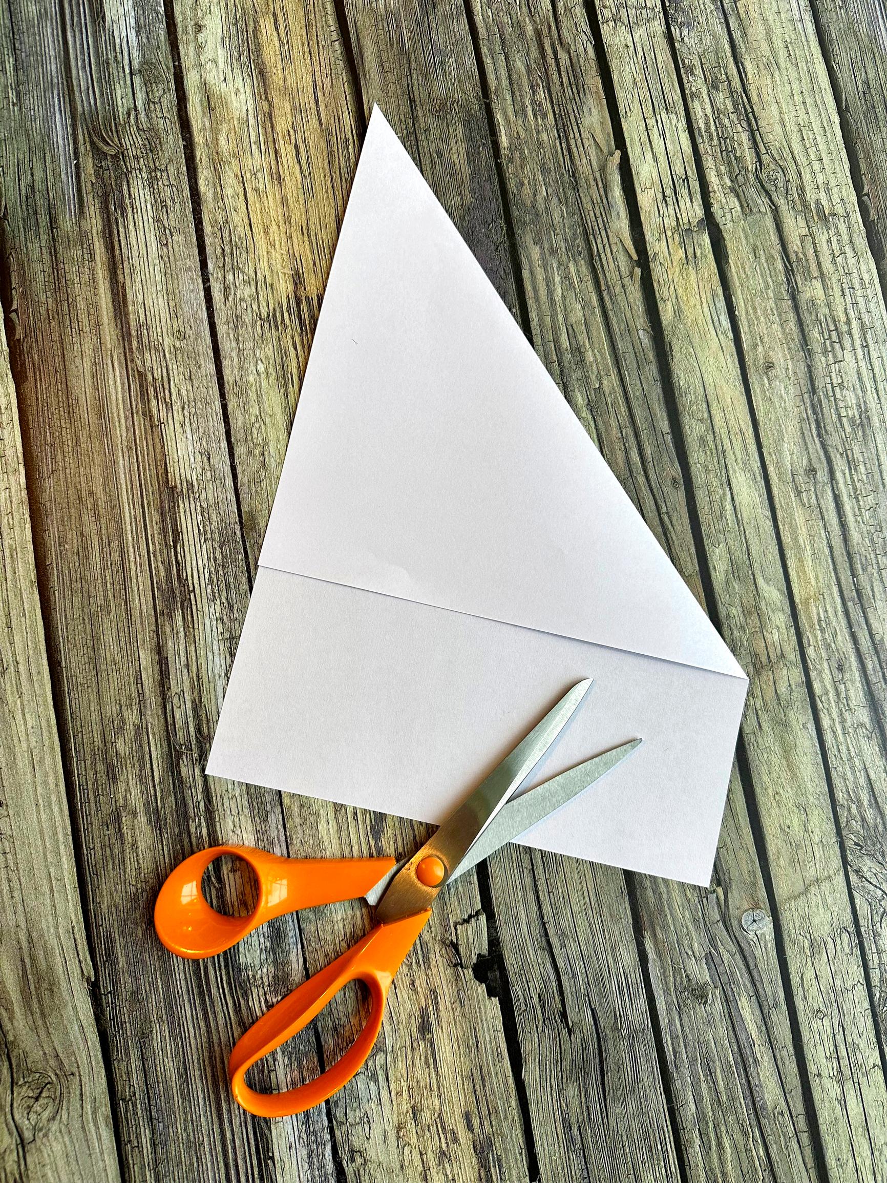 Cutting the paper to size