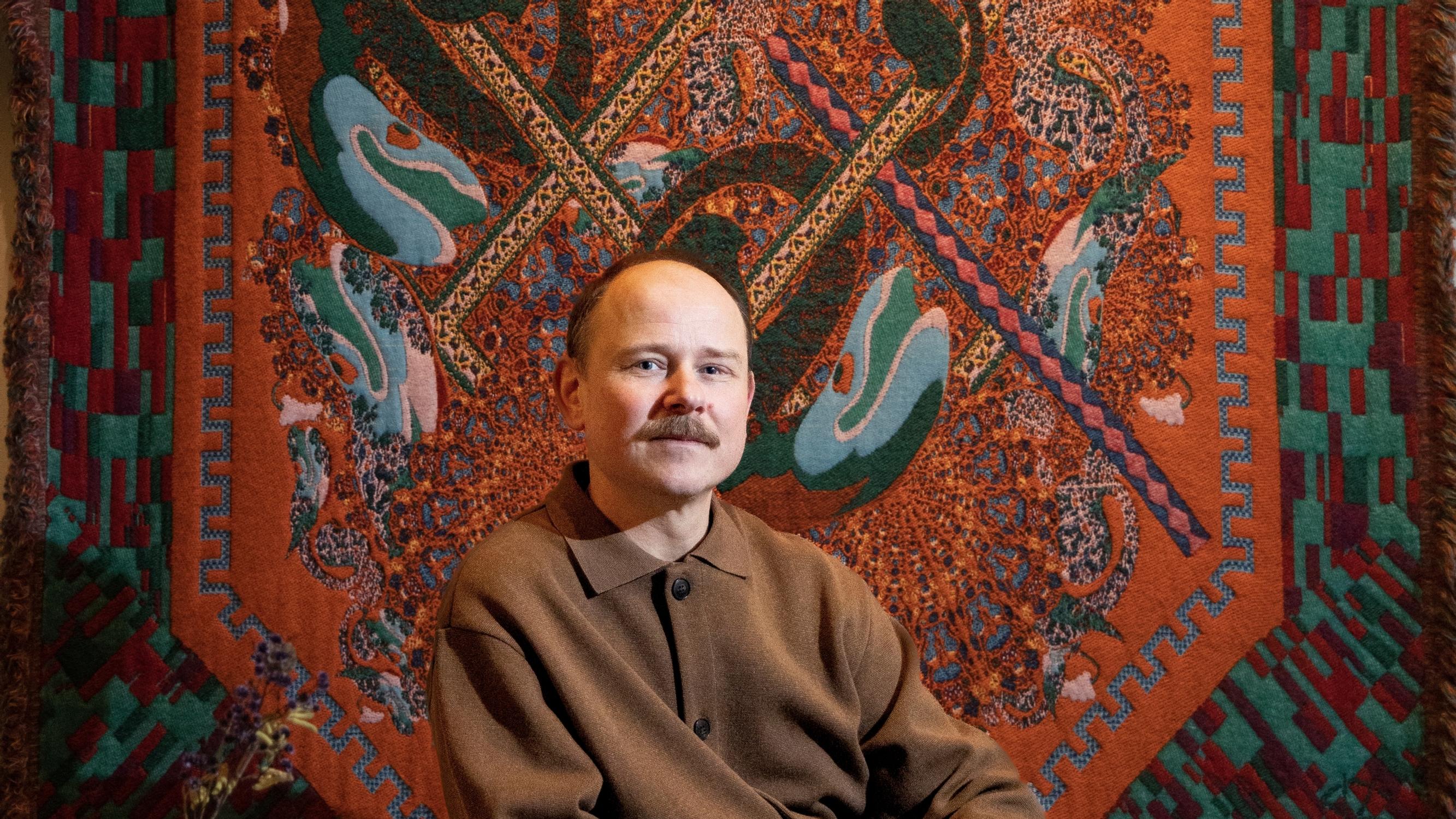 The beauty of migraines is displayed in Kustaa Saksi’s textile artworks: “The world of visions has become part of me”