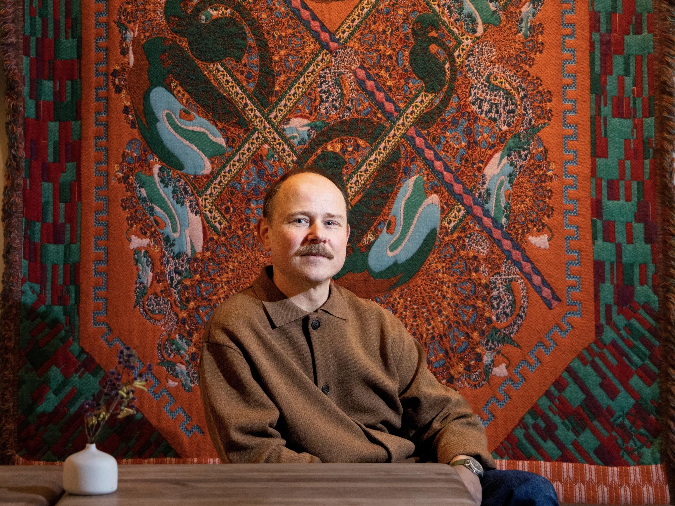 The beauty of migraines is displayed in Kustaa Saksi’s textile artworks: “The world of visions has become part of me”