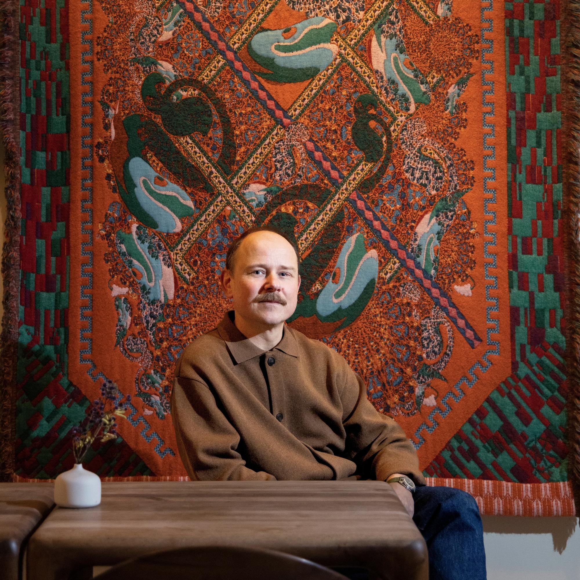 The beauty of migraines is displayed in Kustaa Saksi’s textile artworks: “The world of visions has become part of me”