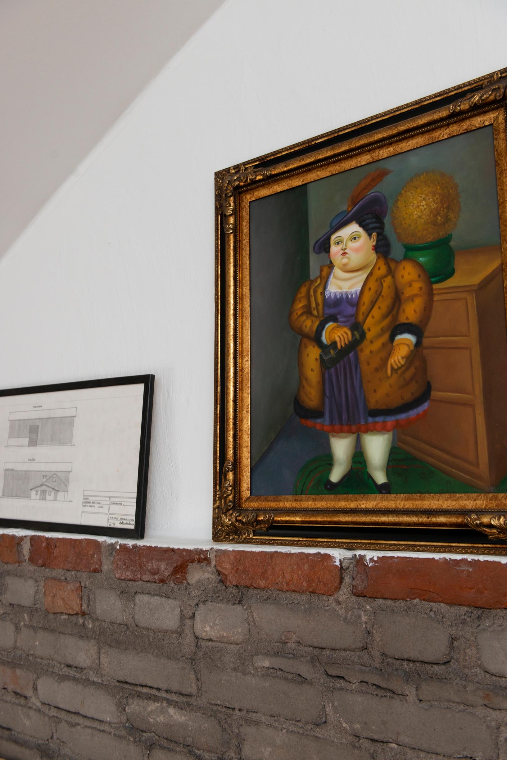 Photo of an old painting