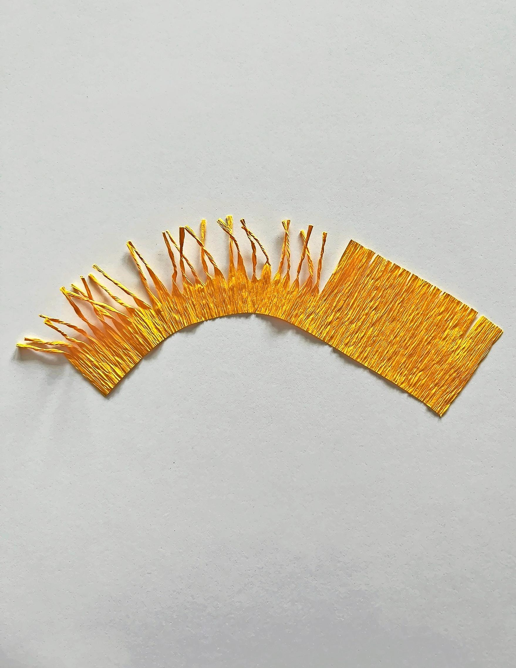 Paper peony stamen fringe