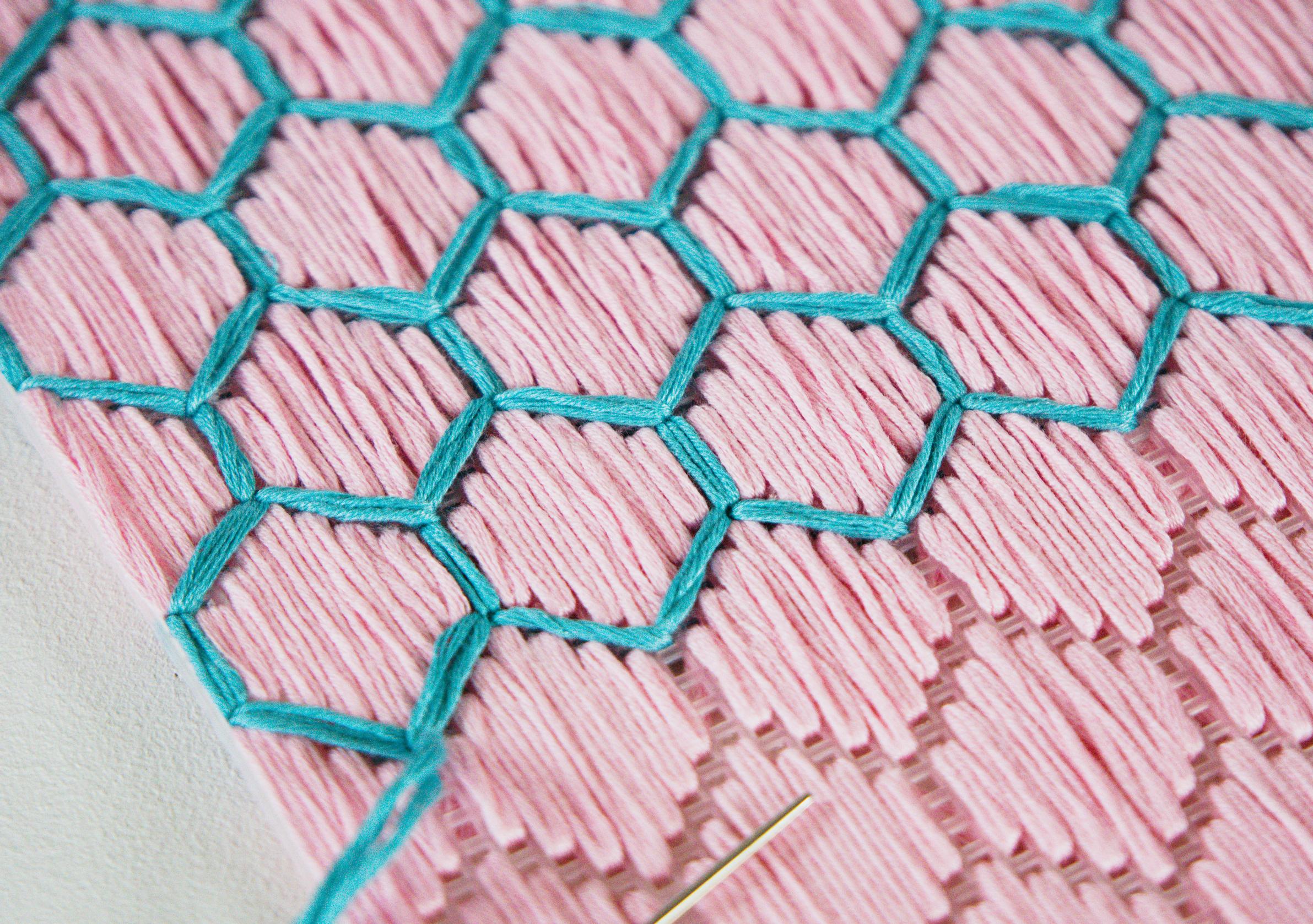 Bargello embroidery