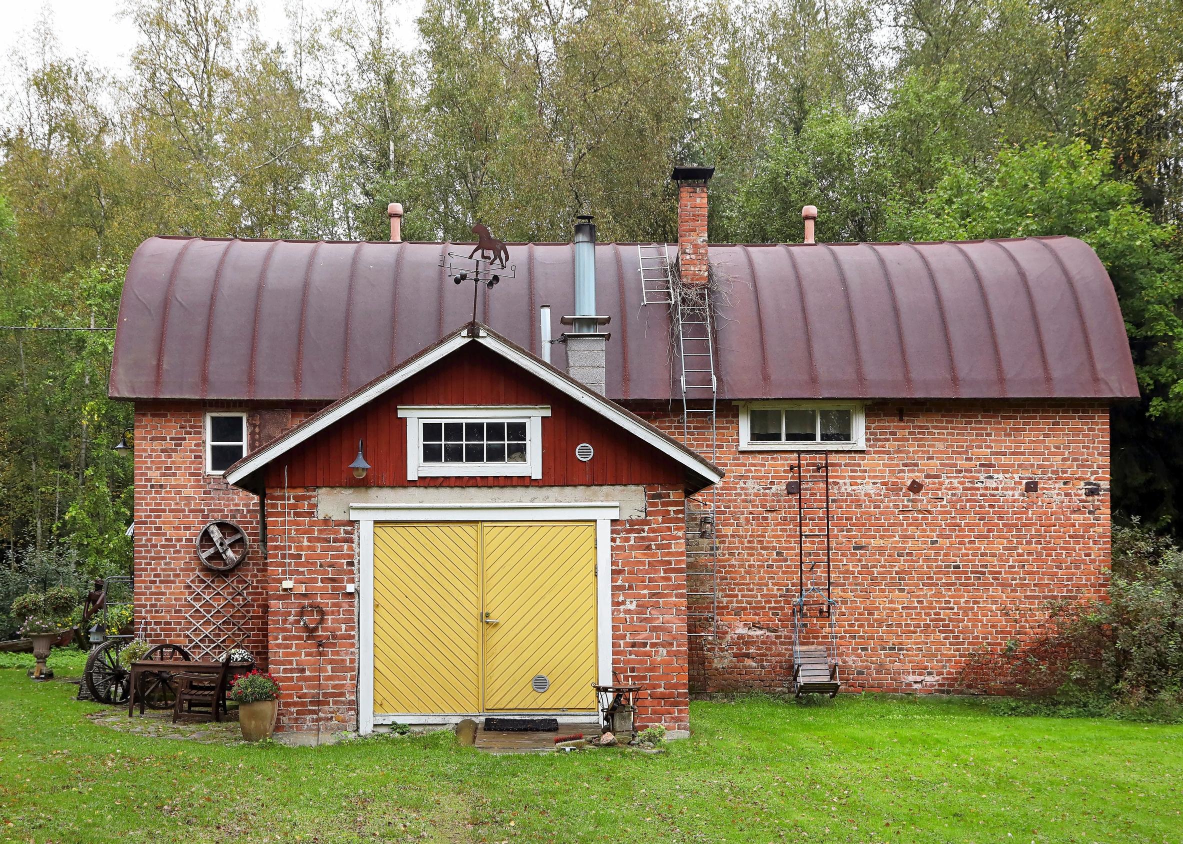 Old mill viewed from the side