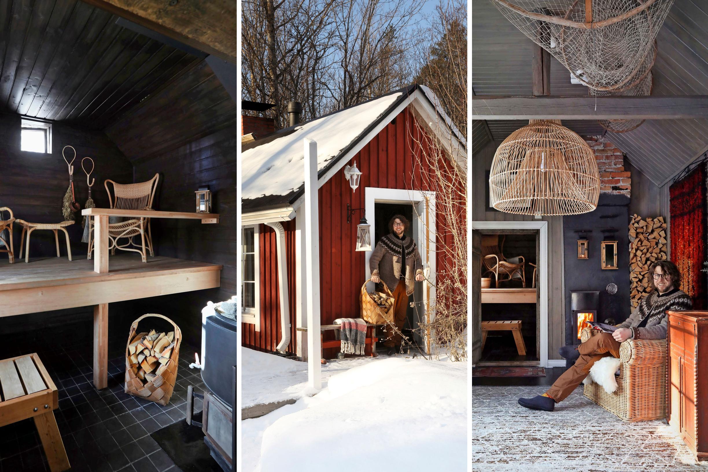 Incredible sauna renovation! Anu and Robert’s dilapidated sauna became a dreamy retreat